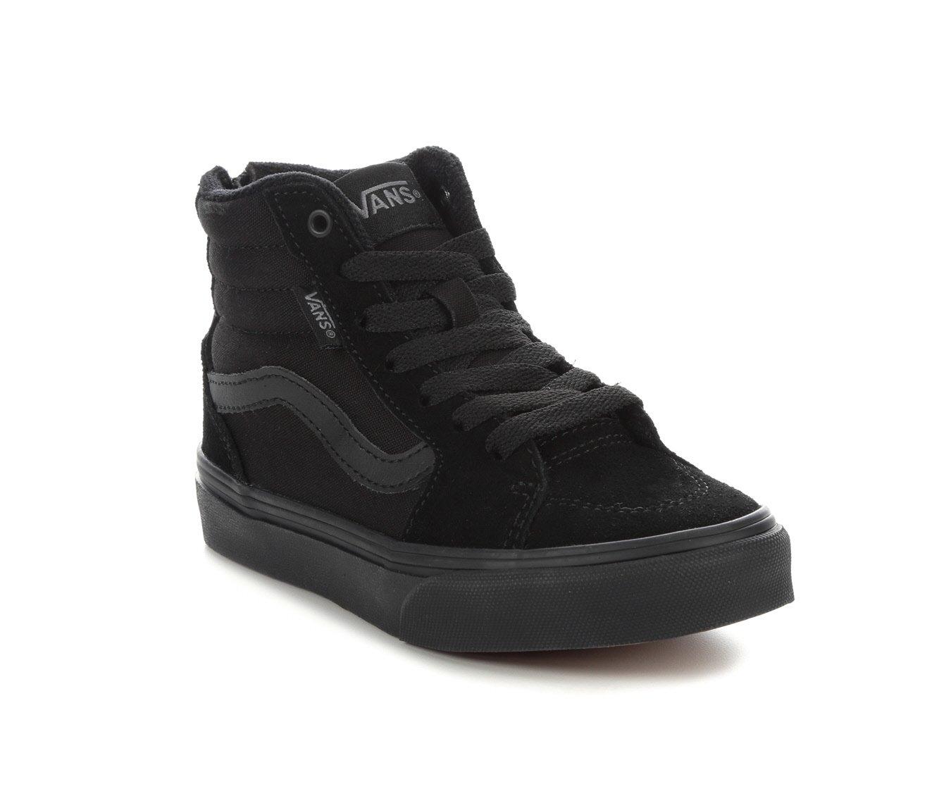 Vans high tops kids on sale Black