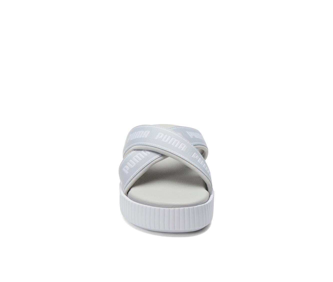 Women's Puma Platform Slide Tape Sport Slides