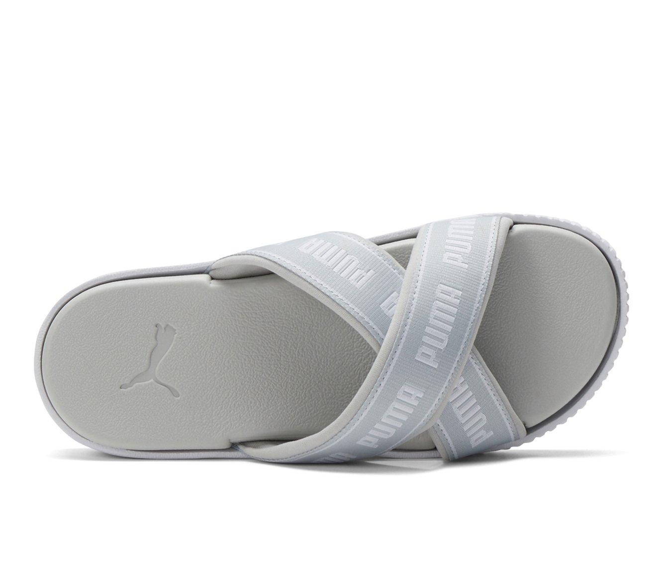 Women's Puma Platform Slide Tape Sport Slides