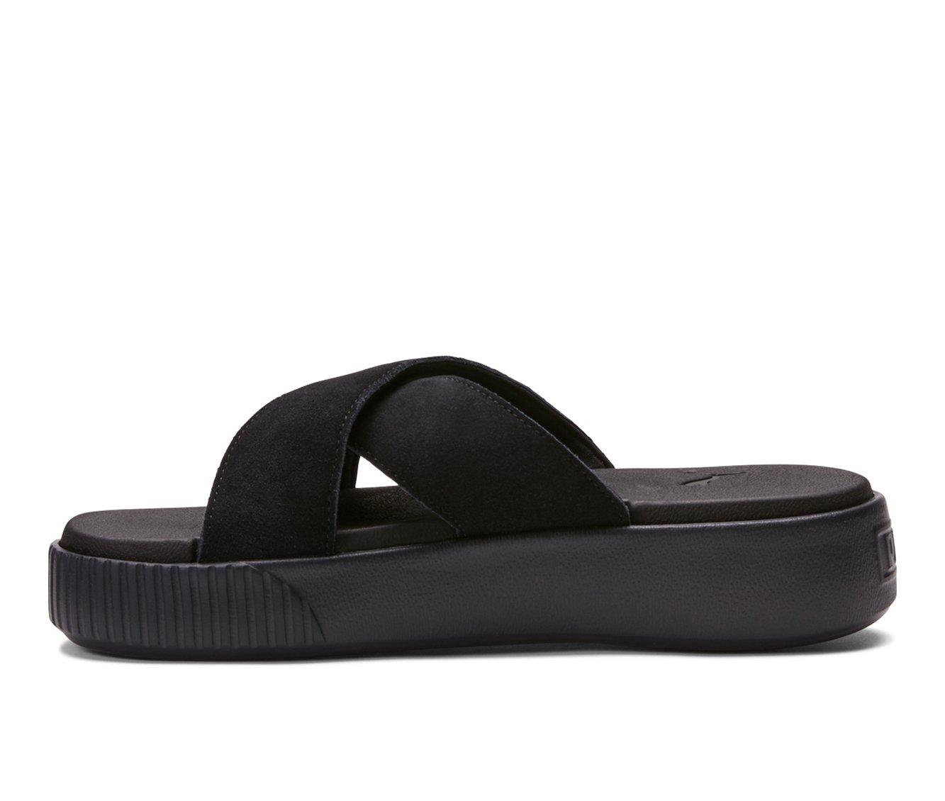 Women's Puma Platform Slide Velvet Sport Slides