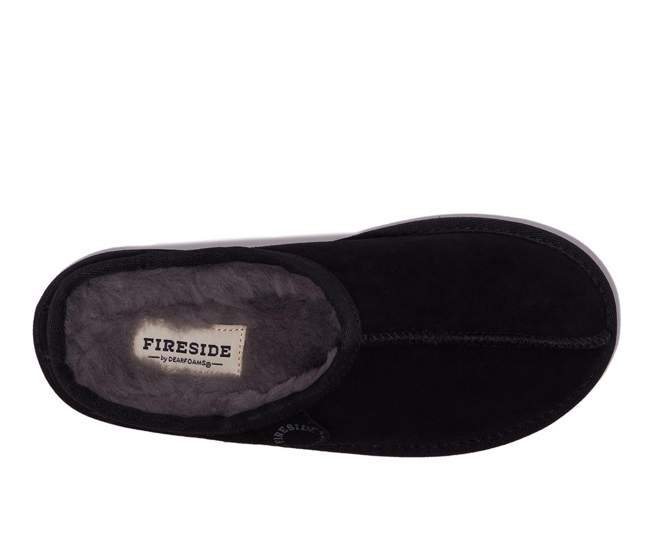 Fireside by Dearfoams Greta Genuine Shearling Clog Slippers