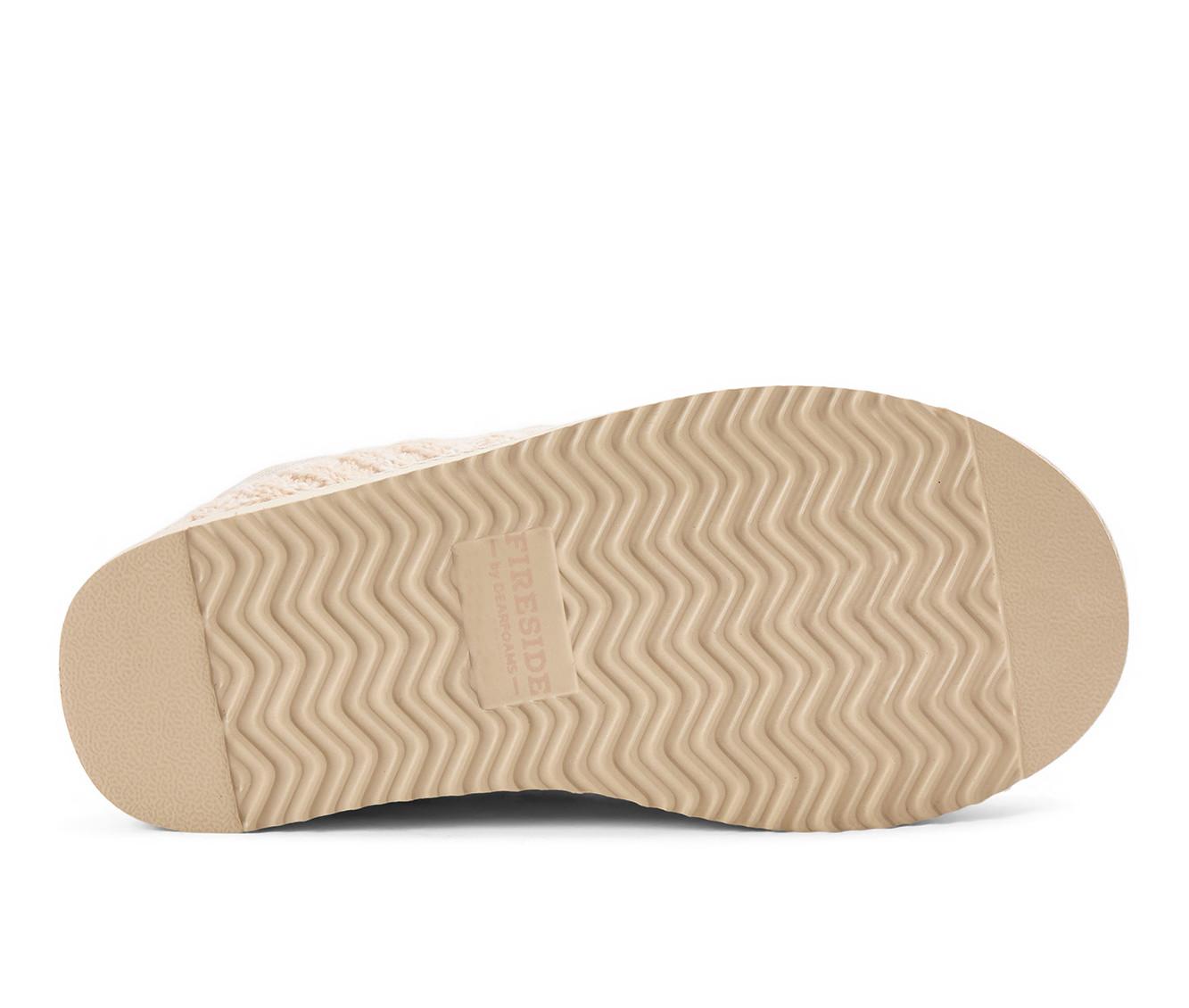 Fireside by Dearfoams Greta Genuine Shearling Clog Slippers