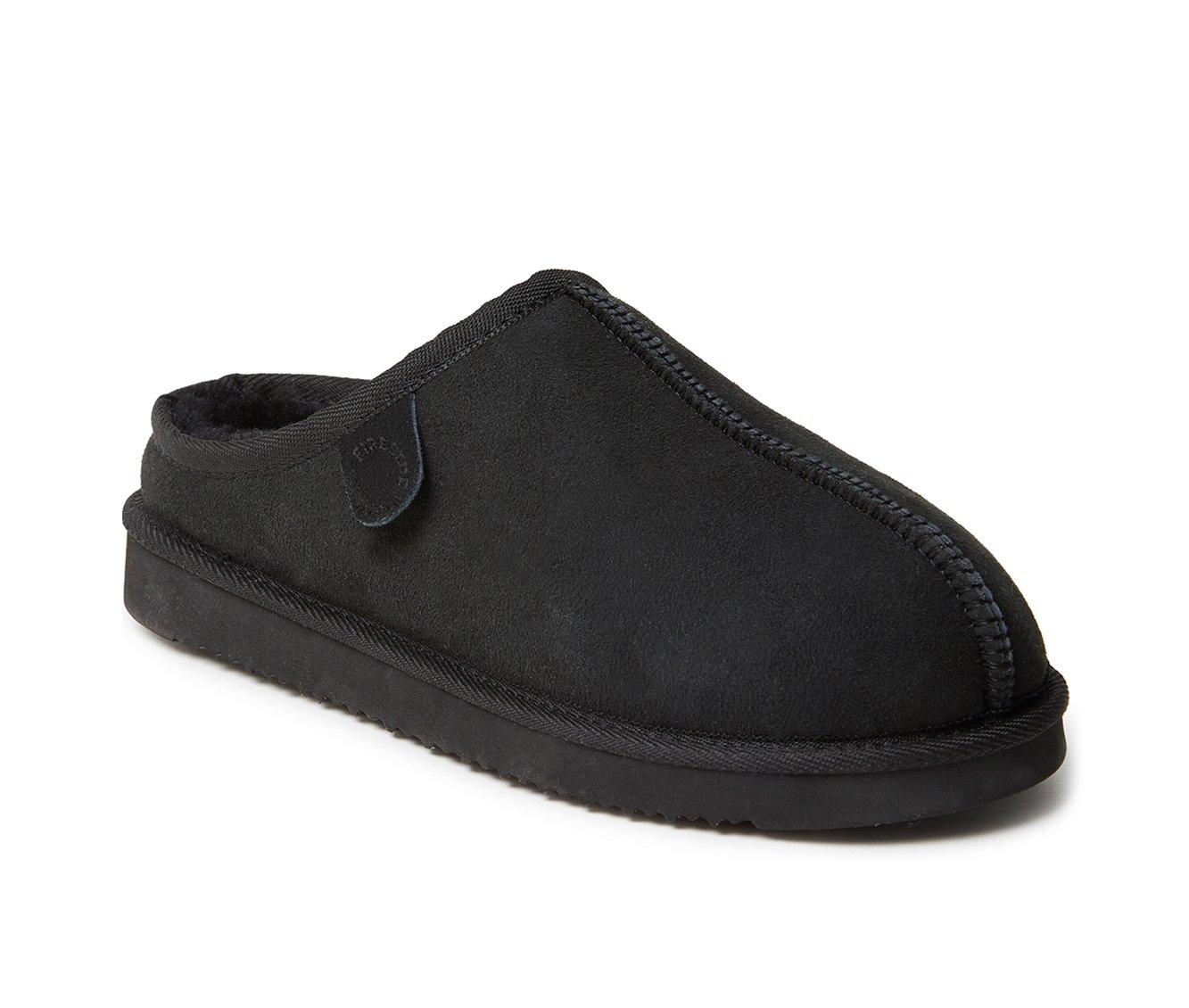 Fireside by Dearfoams Men's Grafton Genuine Shearling Clog Slippers