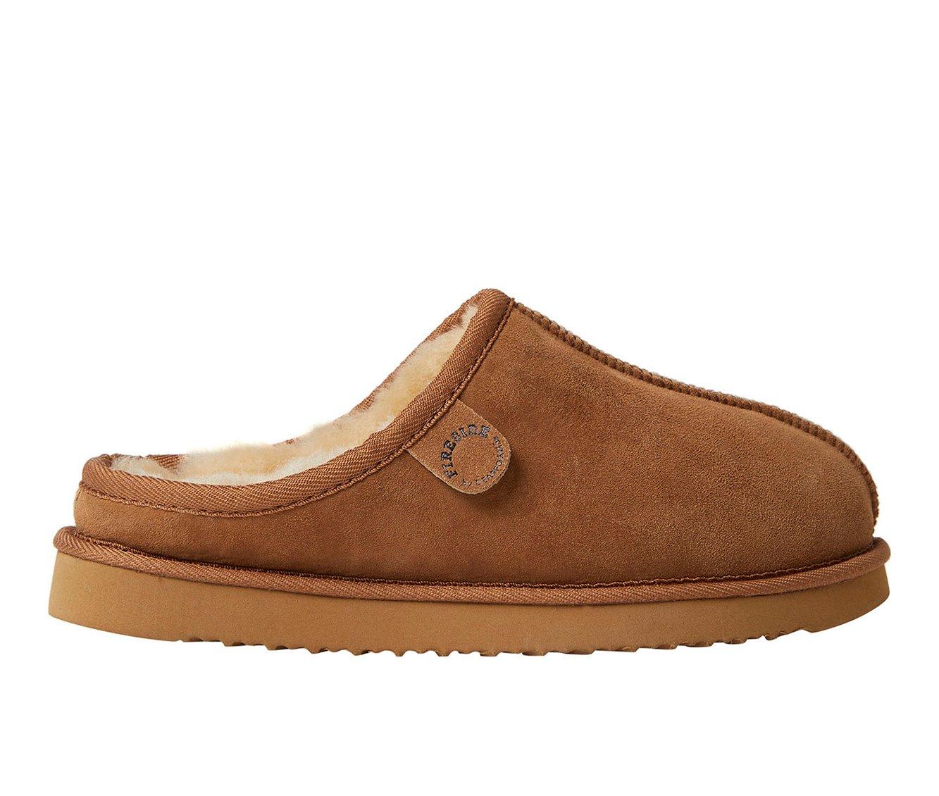 Fireside by Dearfoams Men's Grafton Genuine Shearling Clog Slippers