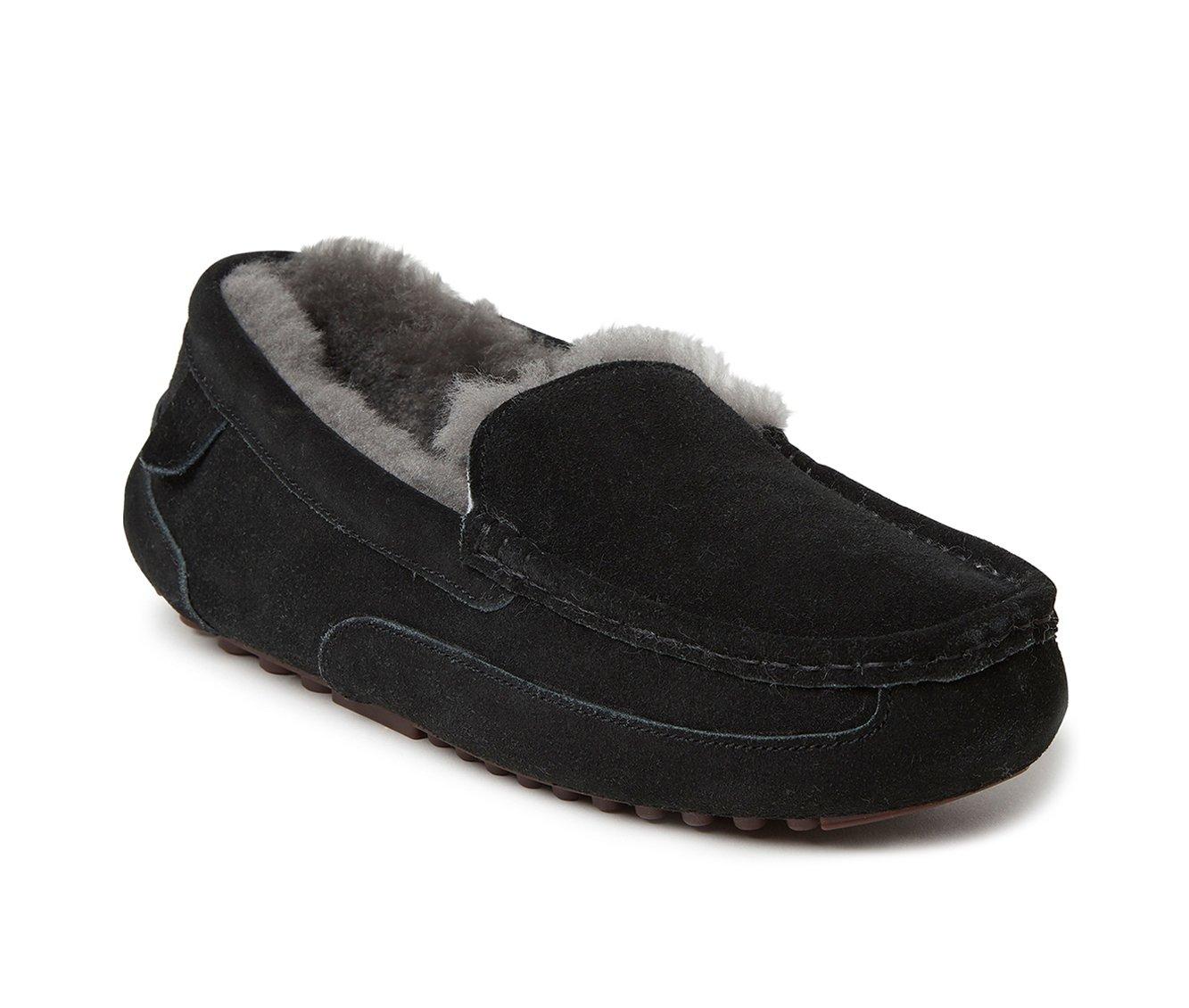 Fireside by Dearfoams Men's Melbourne Genuine Shearling Moccasin Slippers