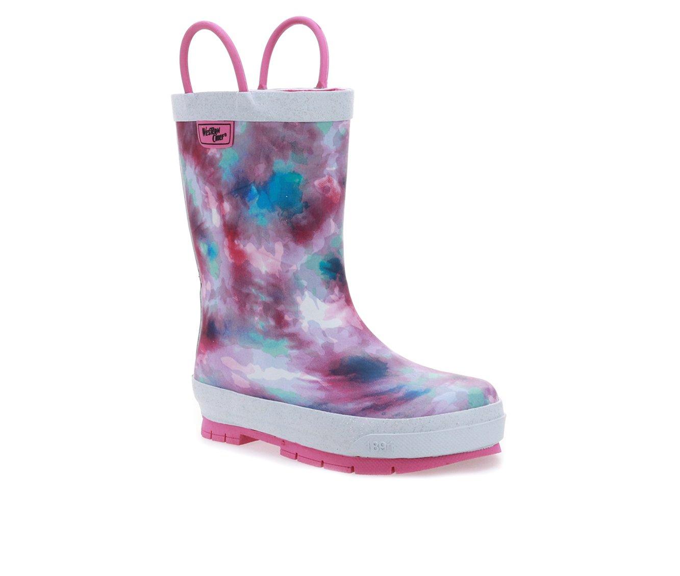 Girls' Western Chief Toddler Tiedye Rain Boots