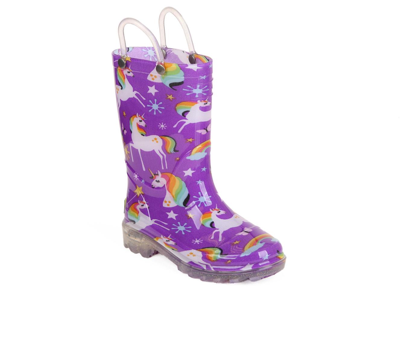 Girls' Western Chief Little Kid Rainbow Unicorn Rain Boots