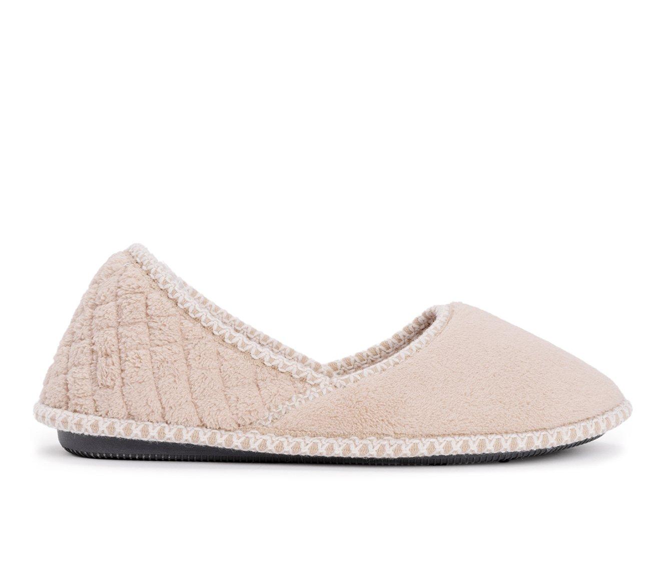 MUK LUKS Women's Beverly Micro Chenille Slip-on Slippers