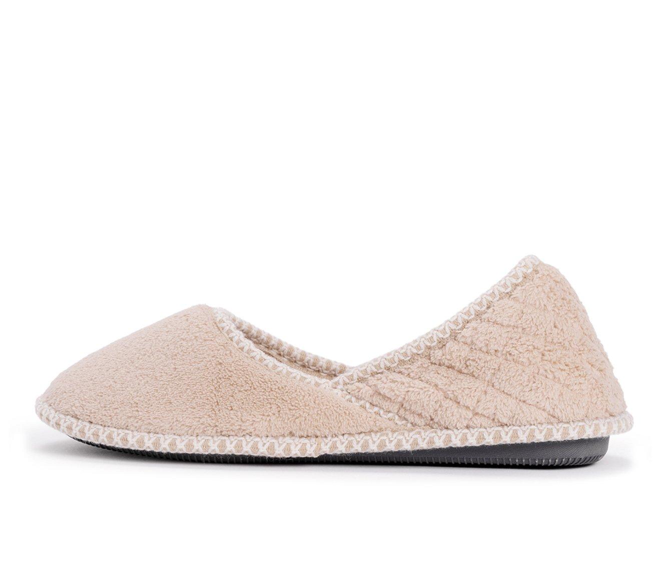 MUK LUKS Women's Beverly Micro Chenille Slip-on Slippers