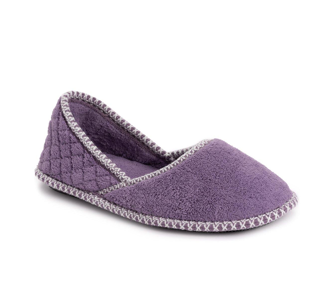 MUK LUKS Women's Beverly Micro Chenille Slip-on Slippers