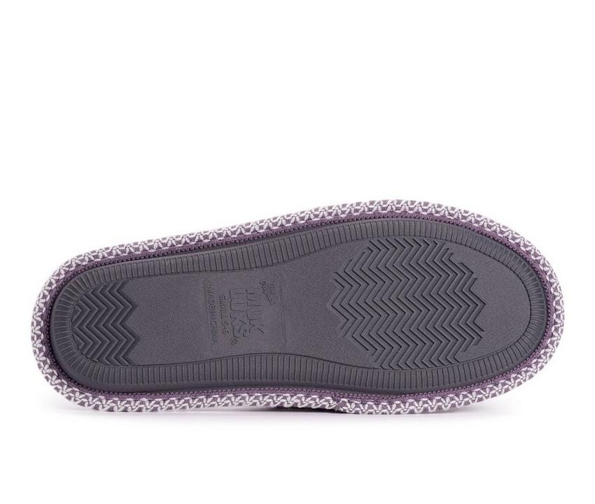 MUK LUKS Women's Beverly Micro Chenille Slip-on Slippers