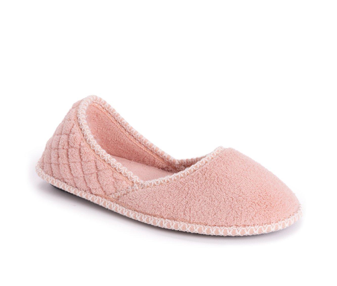 MUK LUKS Women's Beverly Micro Chenille Slip-on Slippers