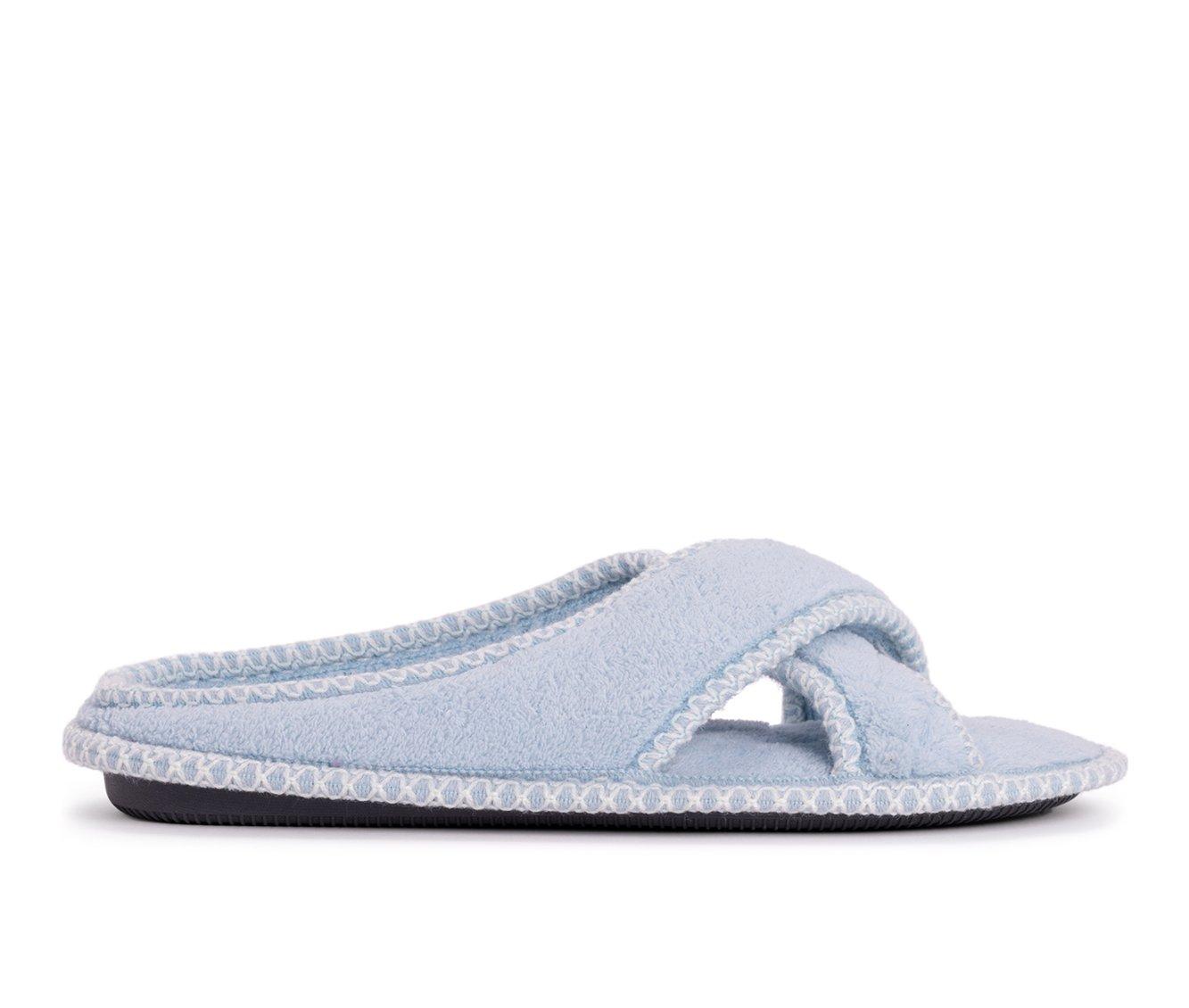 MUK LUKS Women's Cathy Micro Chenille Slippers - Cozy Closed-Toe House Shoes With Memory Foam | Indoor/Outdoor Comfort