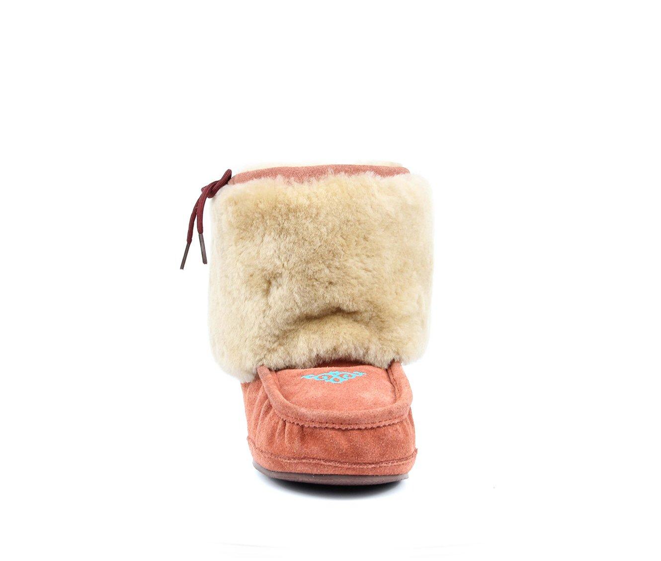 Women's Superlamb Navajo Moccasin Slipper Booties