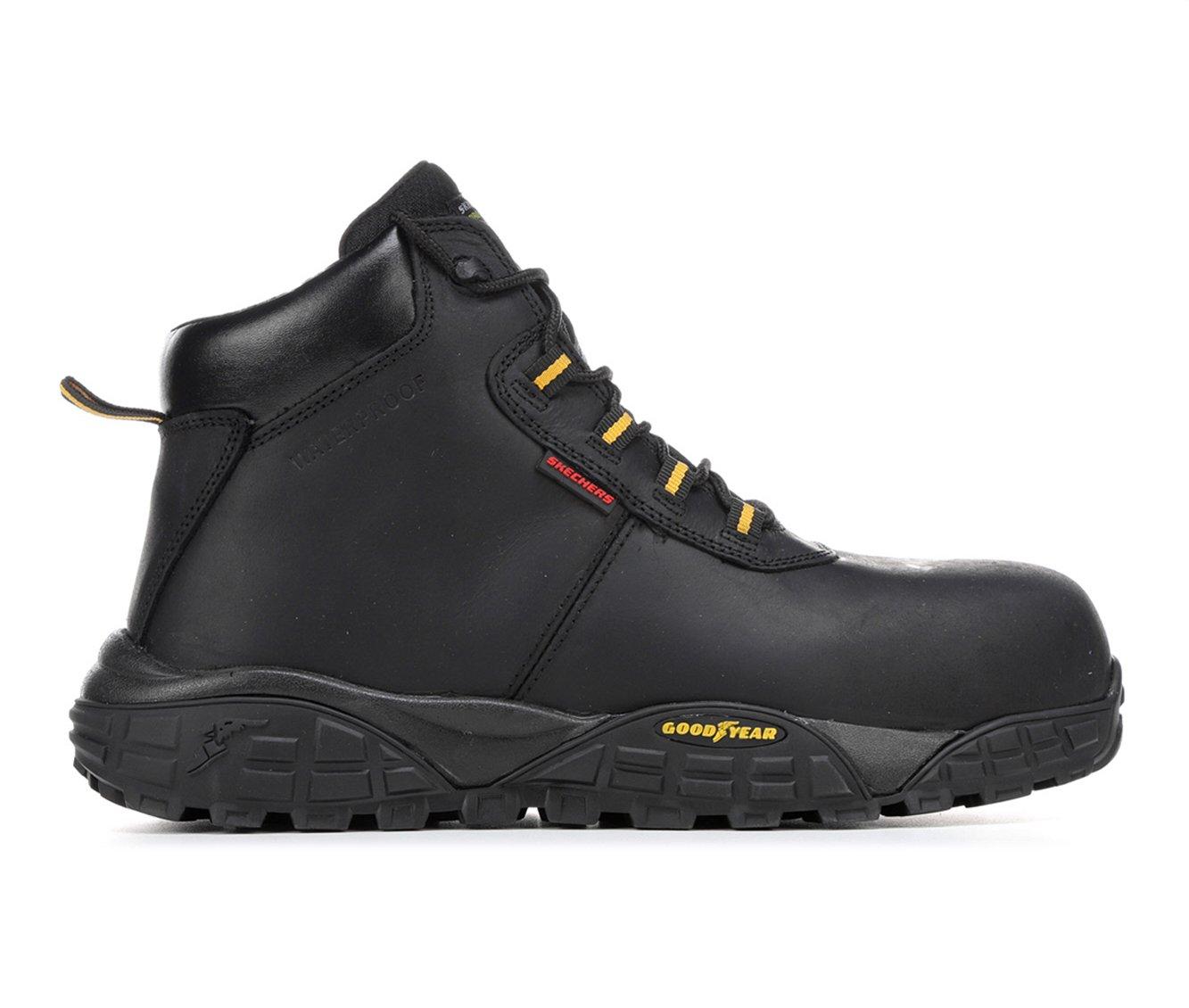 Men's Skechers Work 200083 Trental Goodyear Alloy Toe Work Boots | Shoe ...