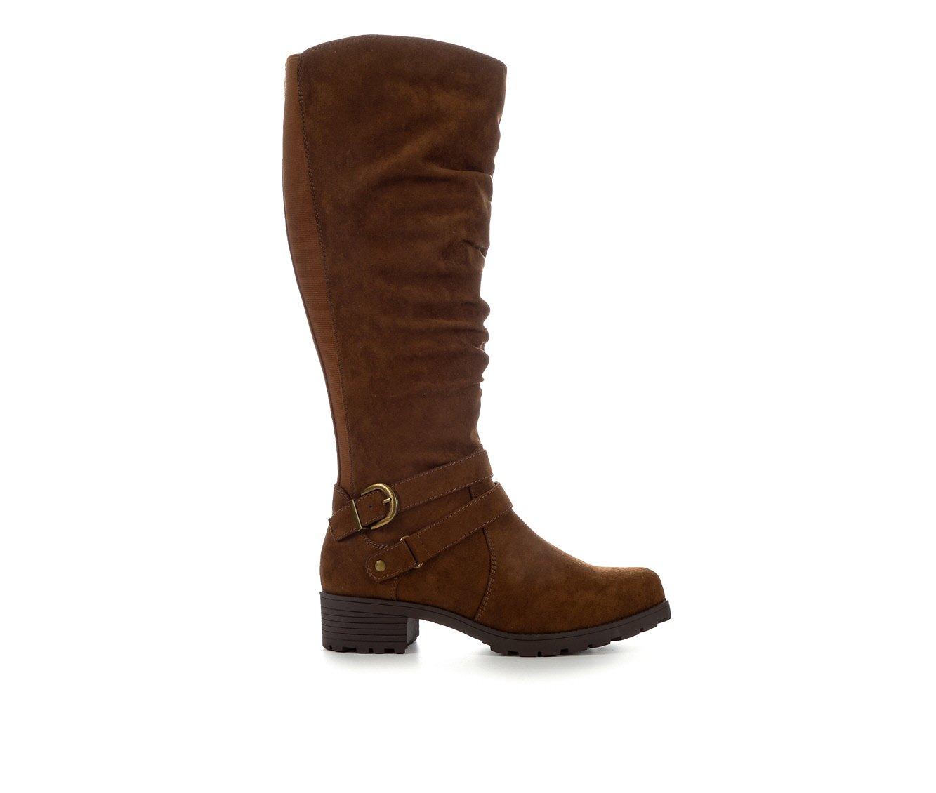 Wide width calf knee hotsell high boots