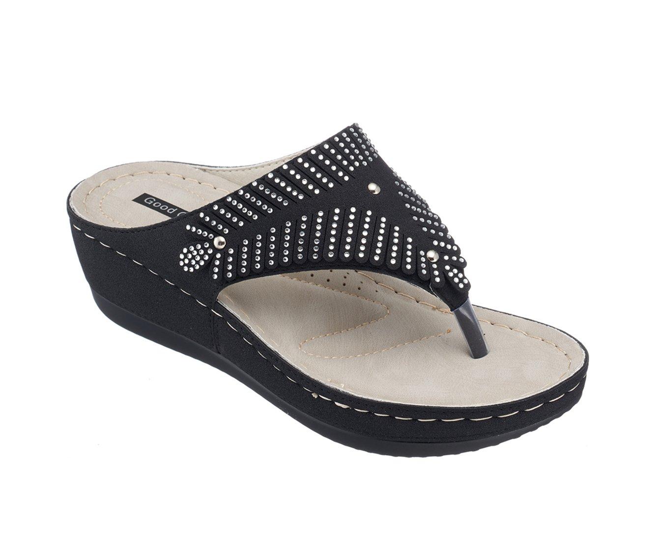 Women's GC Shoes Virginia Wedge Flip Flops