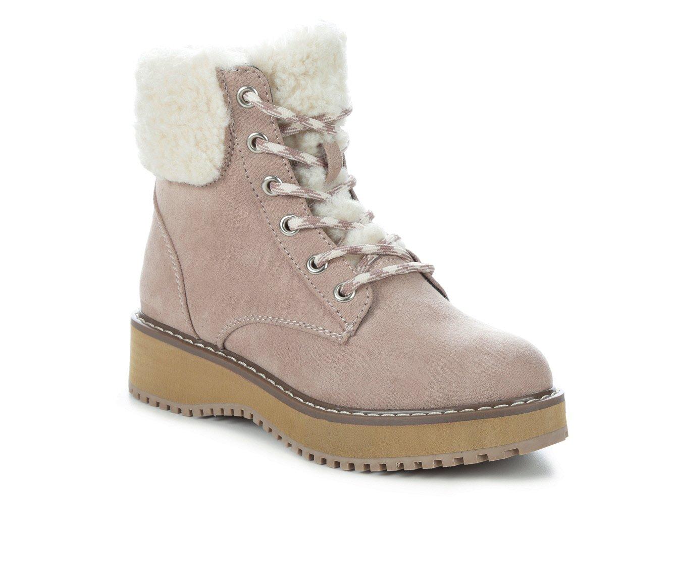 Girls' Madden Girl Little Kid & Big Kid Kimber Winter Lace Up Booties