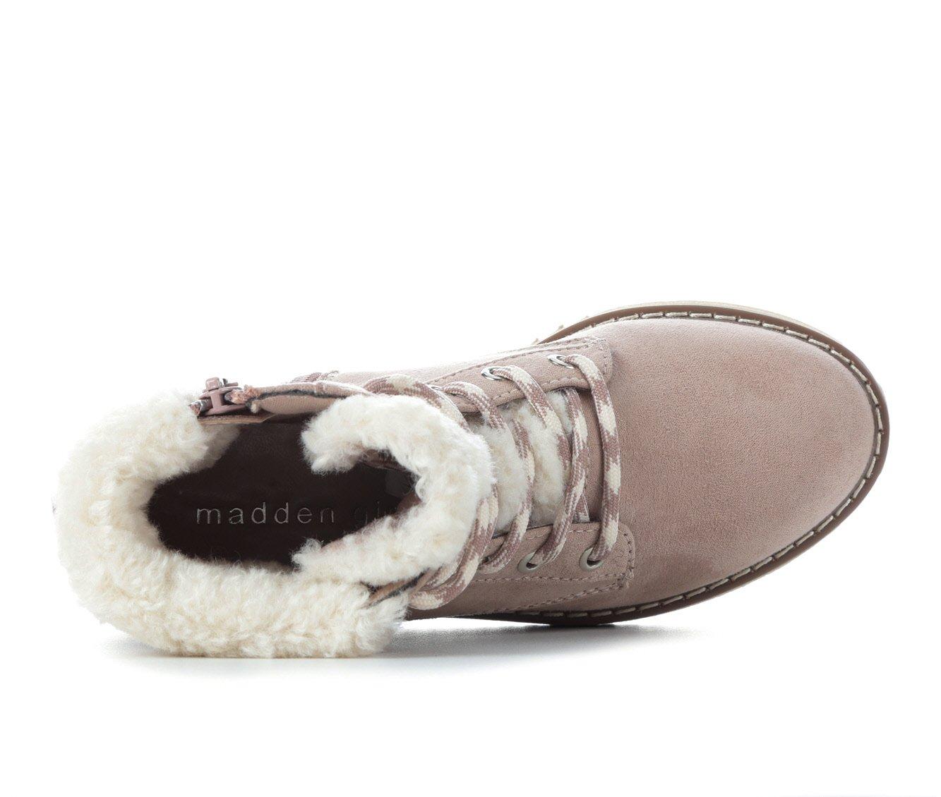 Girls' Madden Girl Little Kid & Big Kid Kimber Winter Lace Up Booties