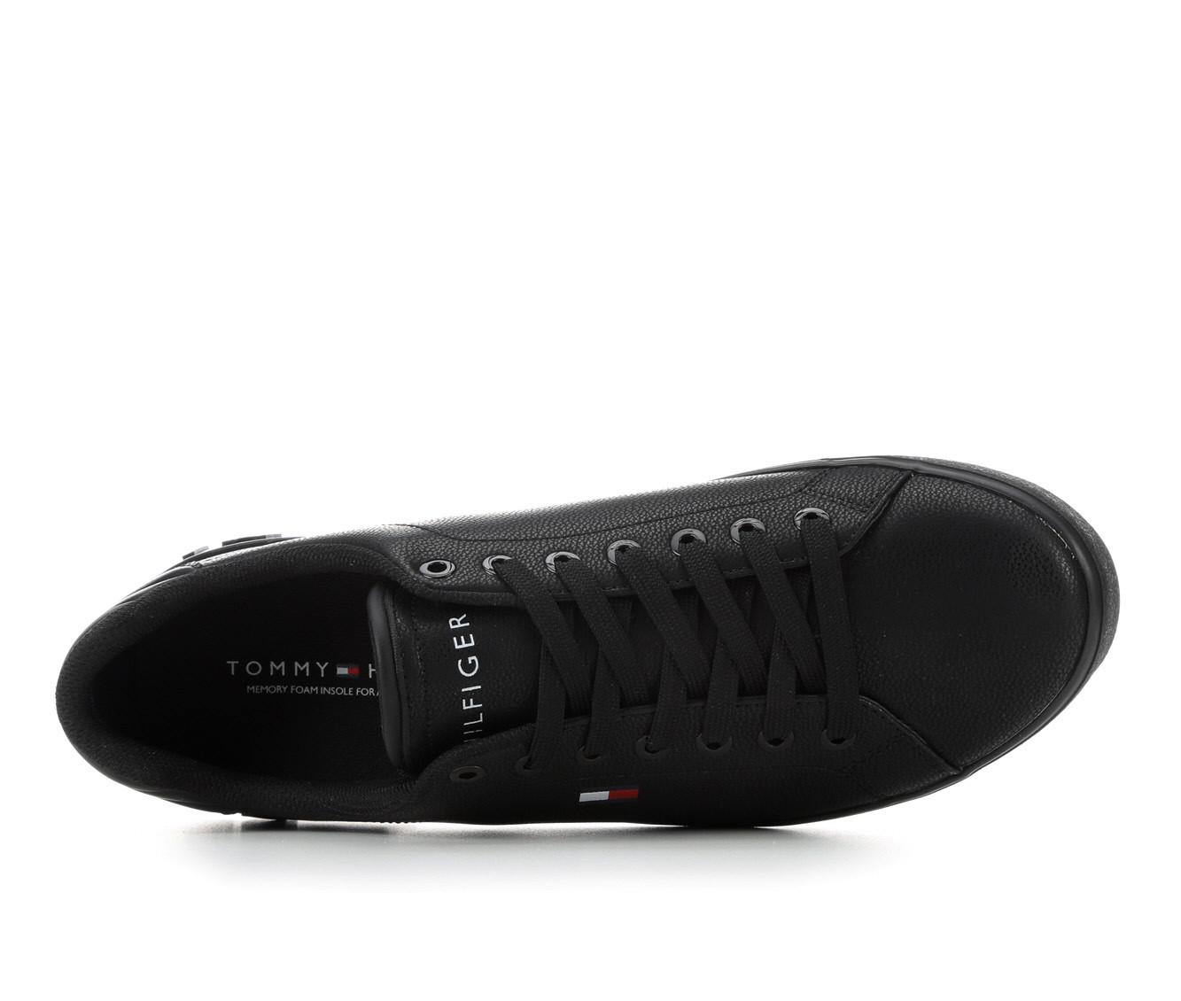 Tommy Hilfiger Men's REZZ Sneaker, Black 001, 7, Black 001, 7