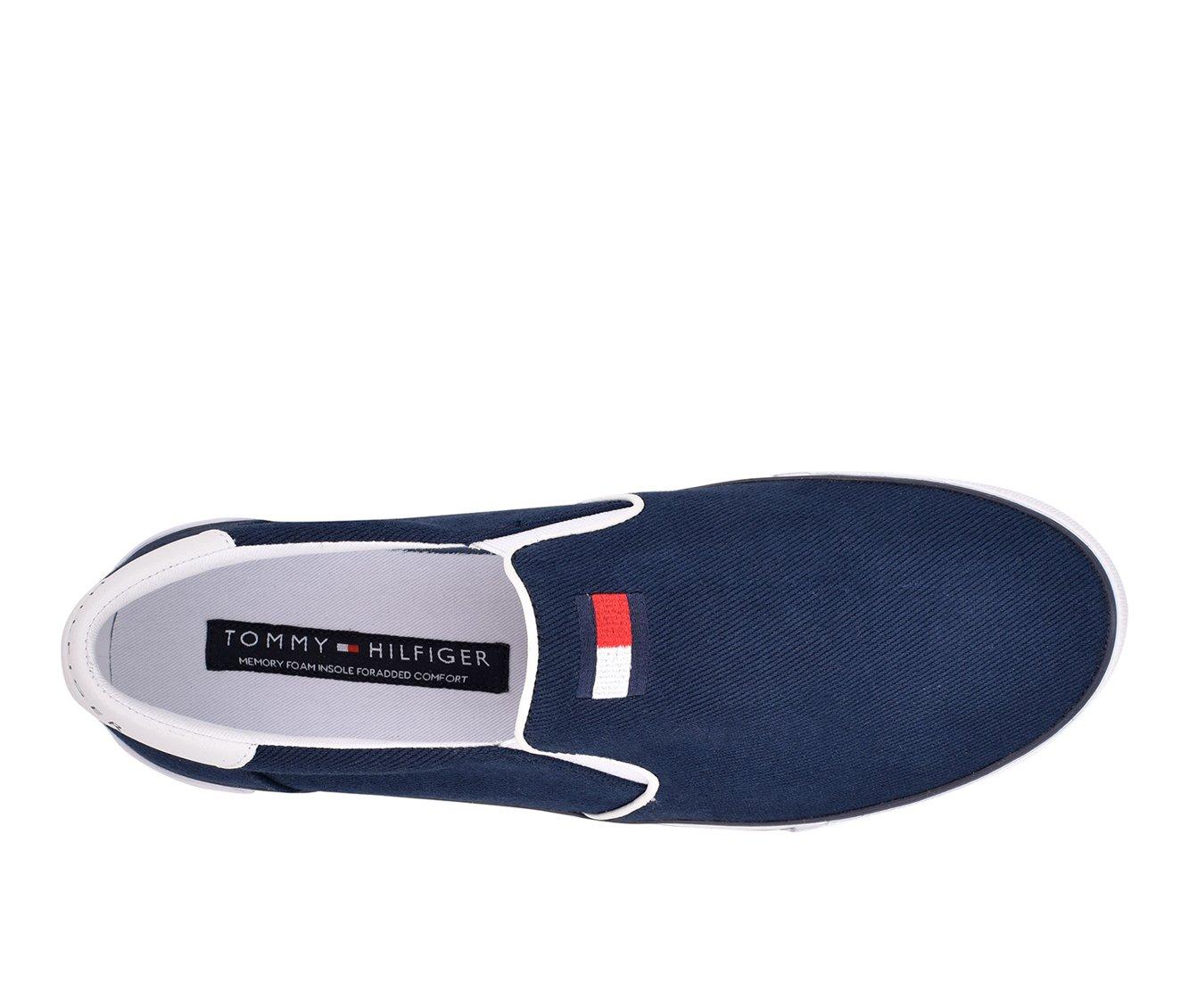 Tommy Hilfiger Logo Round Toe Sneakers in Blue for Men