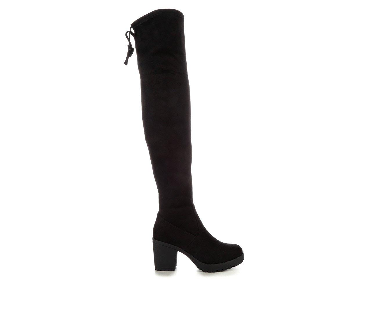 Thigh high hotsell boots shoe carnival