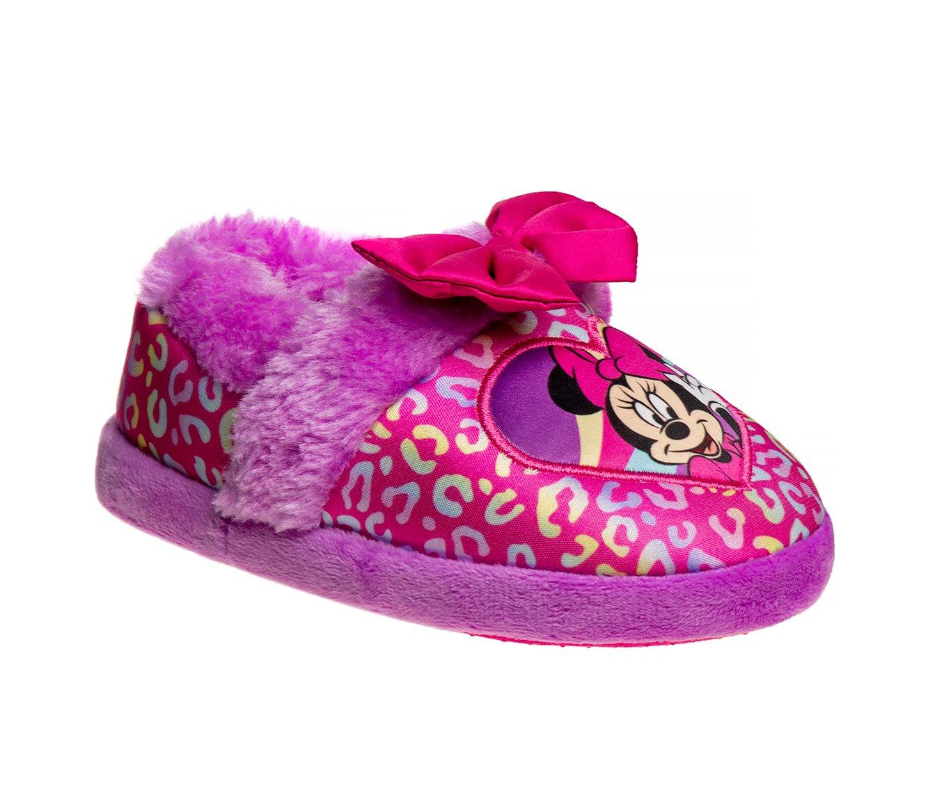 Disney Toddler & Little Kid Minnie Mouse Bow Slippers