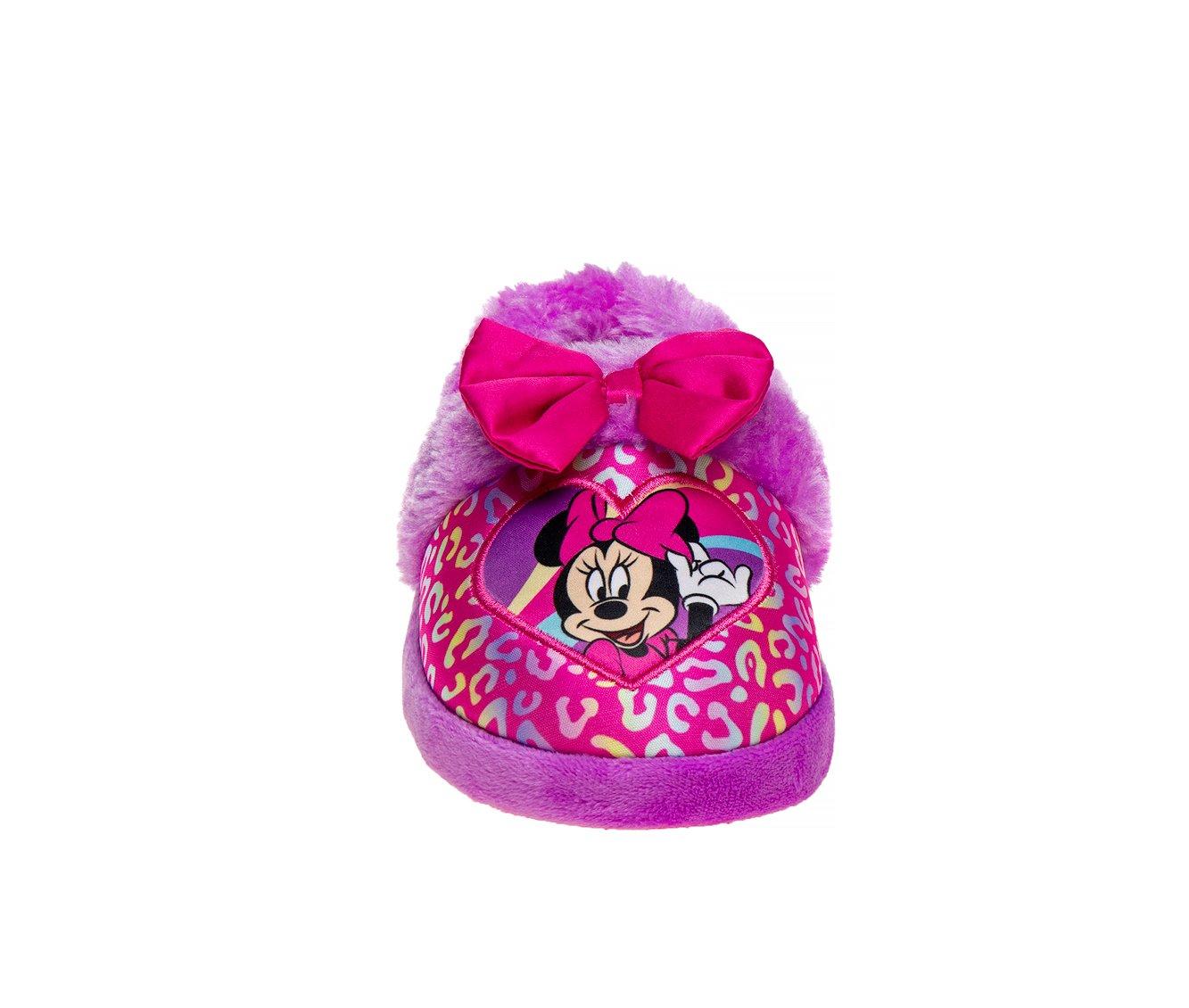 Disney Toddler & Little Kid Minnie Mouse Bow Slippers