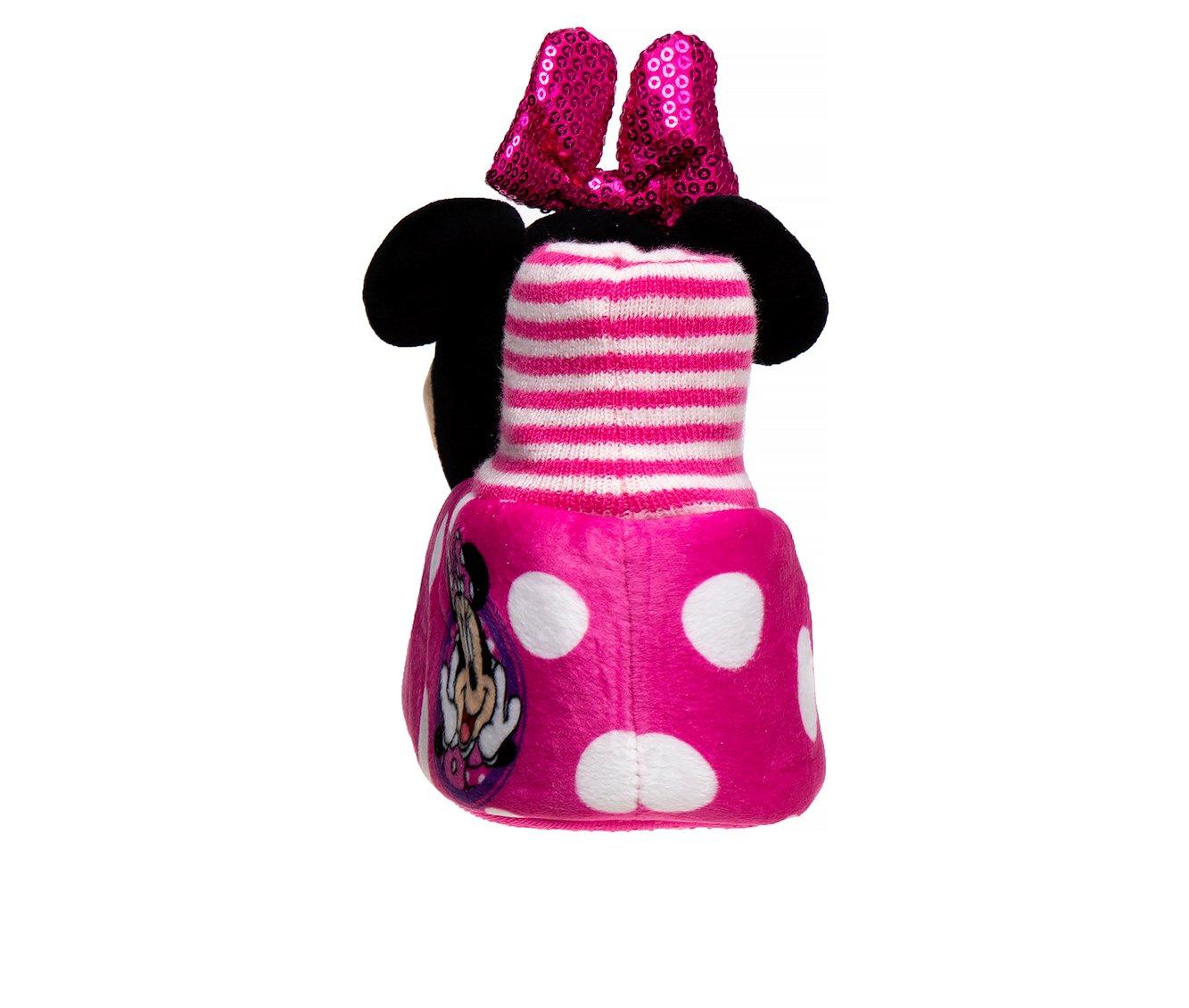 Disney Toddler & Little Kid Minnie Mouse Dot Bootie Slippers