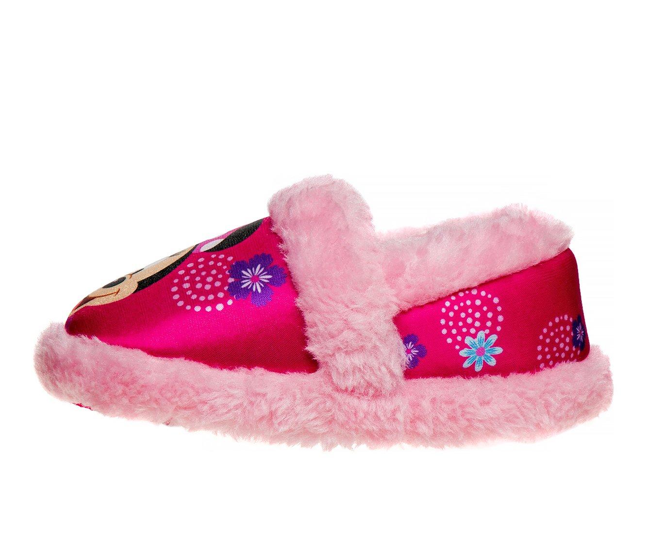 Disney Toddler & Little Kid Minnie Mouse Furry Slip-On Slippers