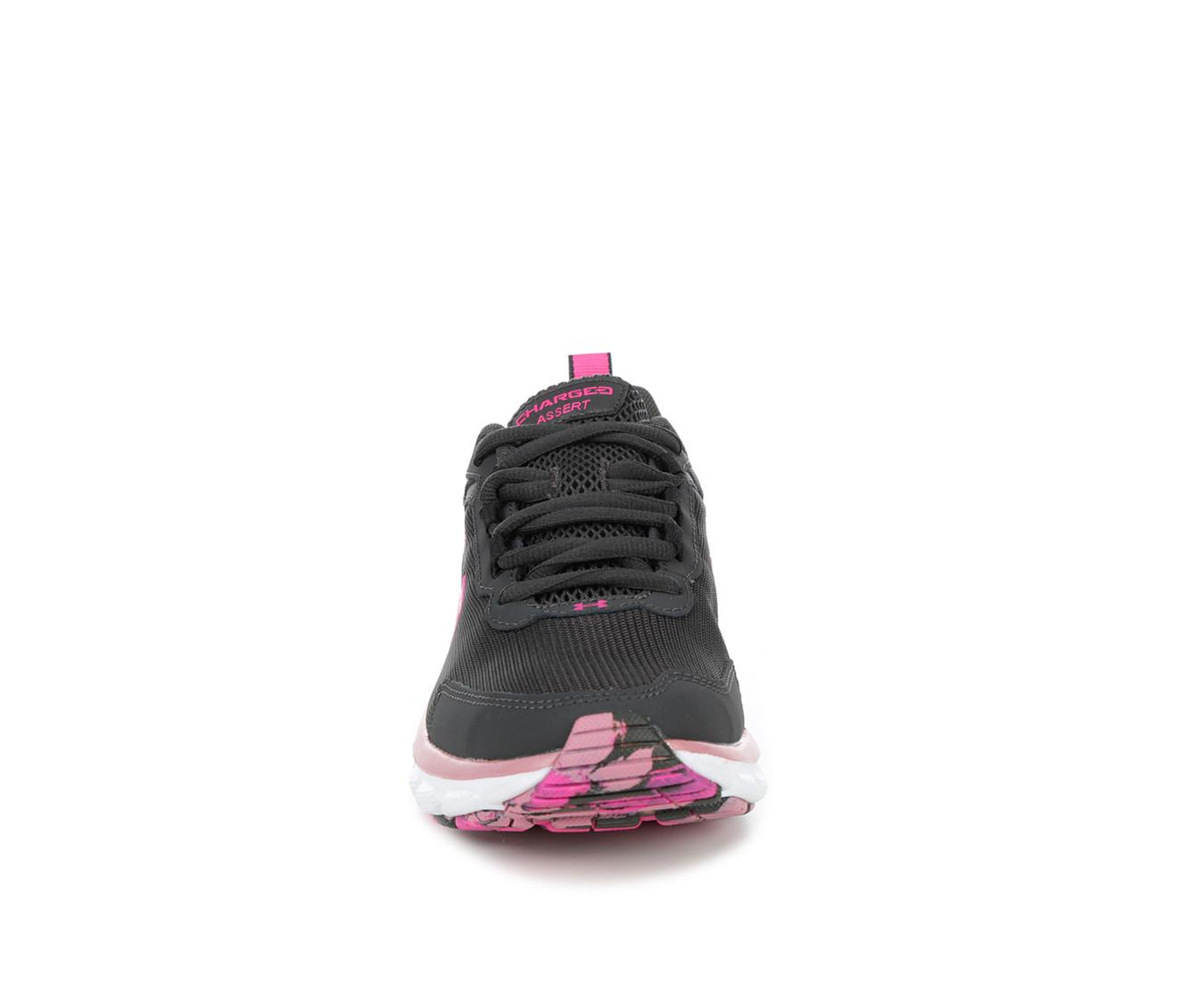 Under Armour Women's Charged Assert 9 Marble Wide D Running Shoes - Prime  Pink / Black