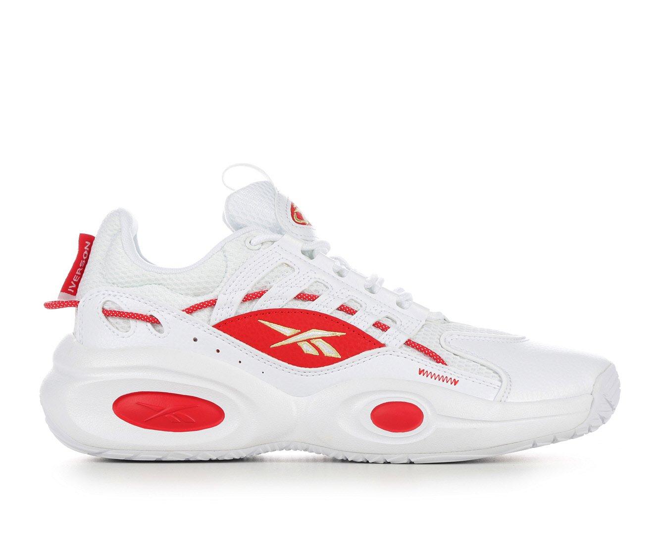 White reebok outlet basketball shoes