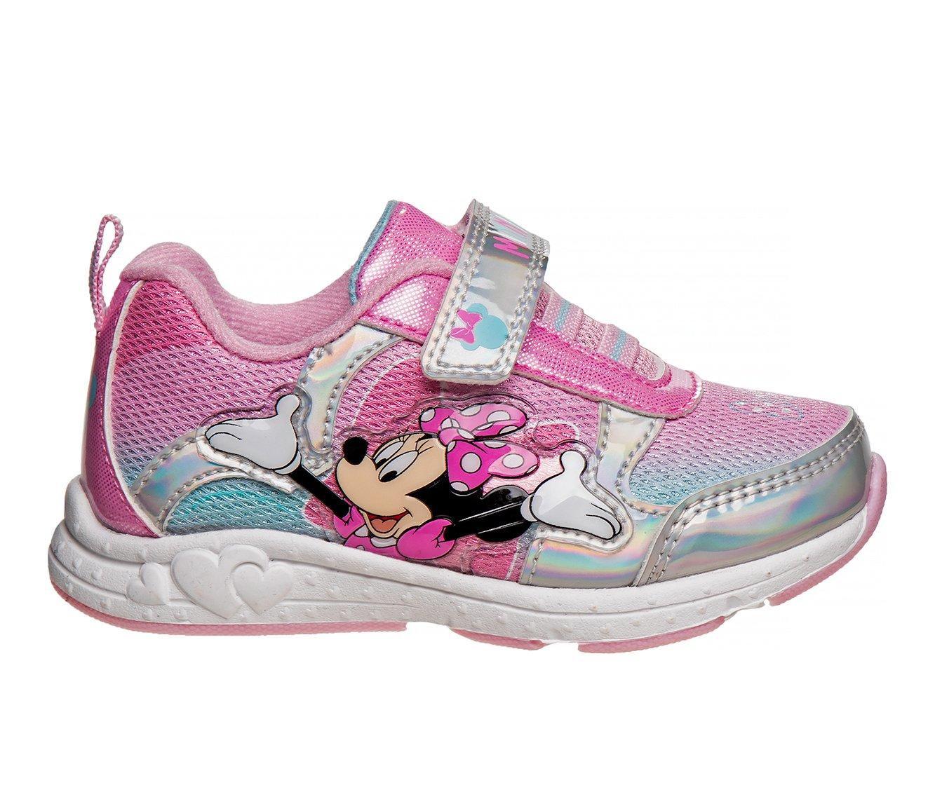 Girls' Disney Toddler & Little Kid CH89446C Minnie Mouse Light-Up Sneakers