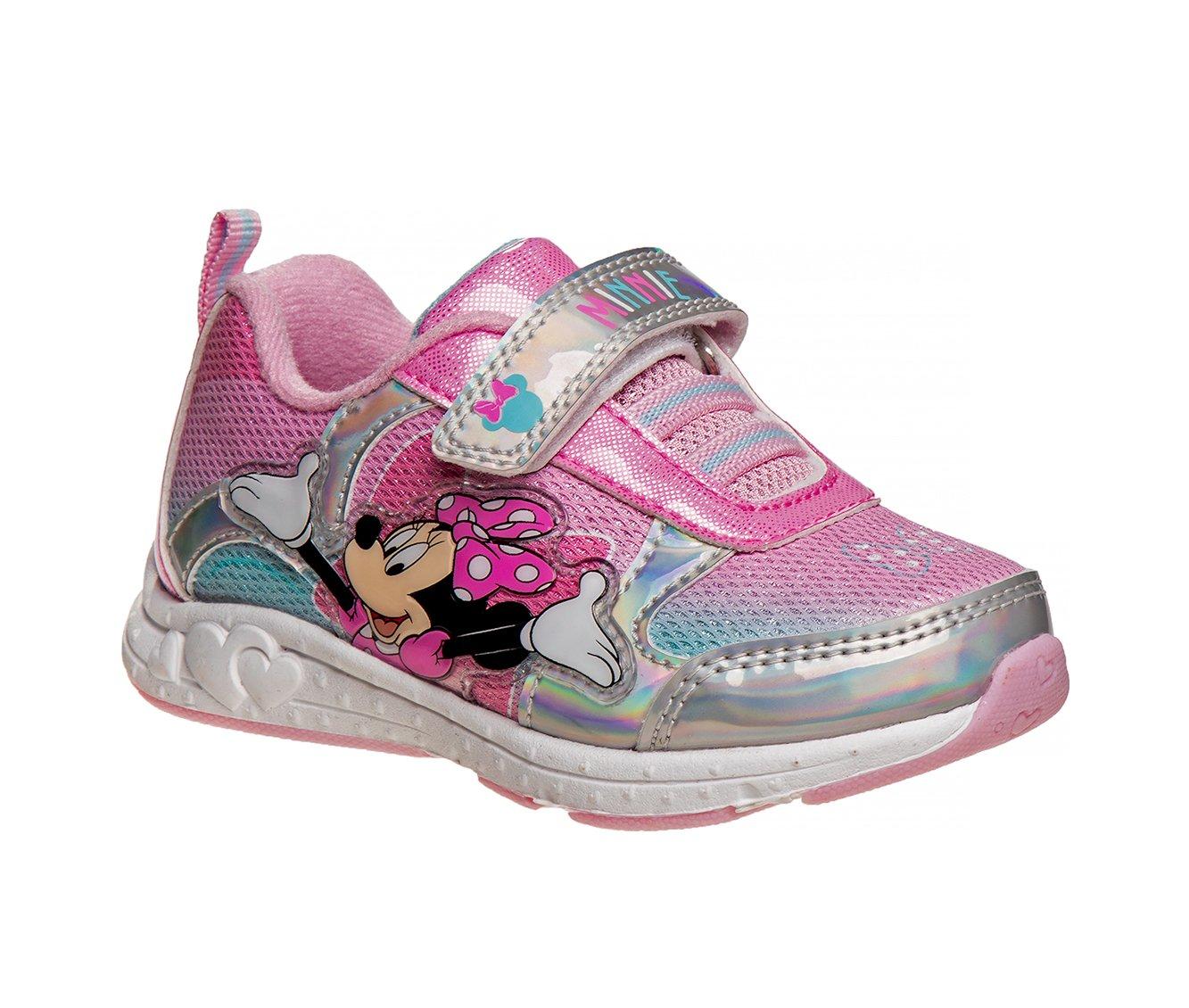 Girls' Disney Toddler & Little Kid CH89446C Minnie Mouse Light-Up Sneakers