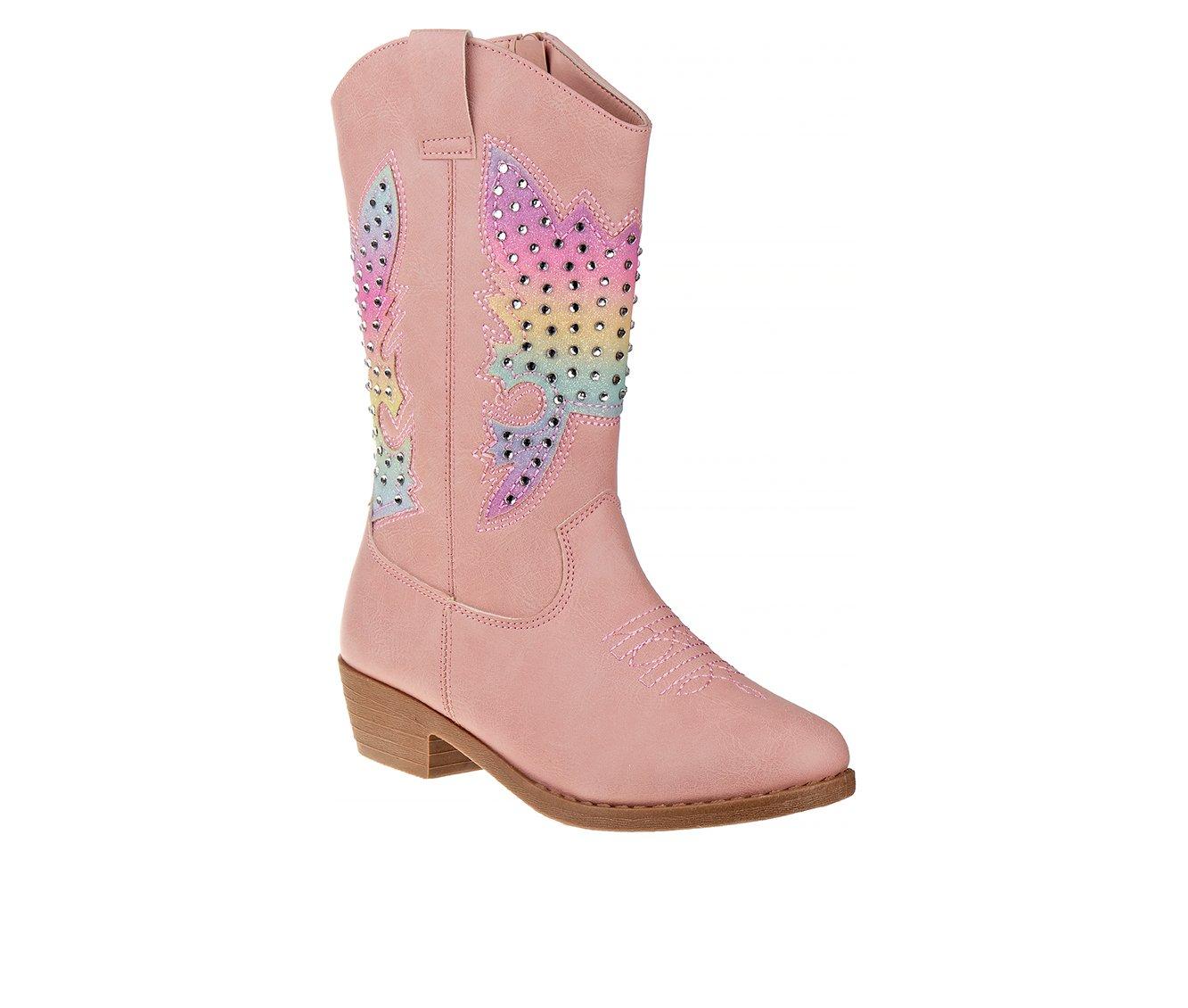 Girls' Kensie Girl Little Kid & Big Kid Rhinestone Zip-Up Cowboy Boots