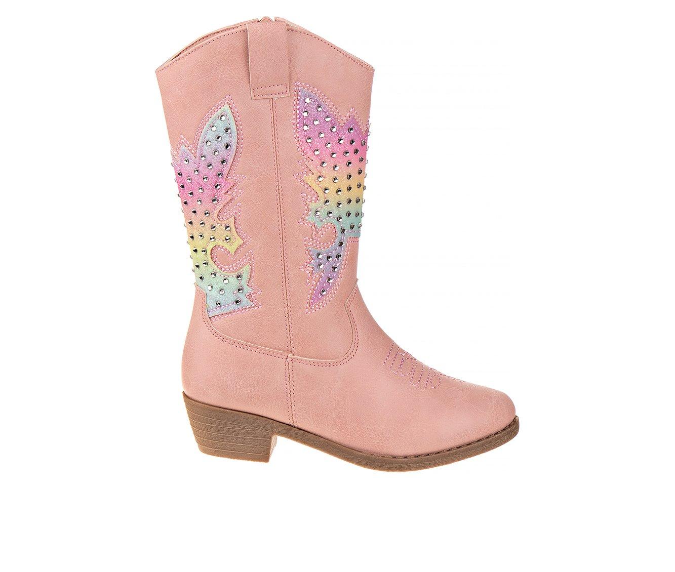 Girls' Kensie Girl Toddler Rhinestone Zip-Up Cowboy Boots