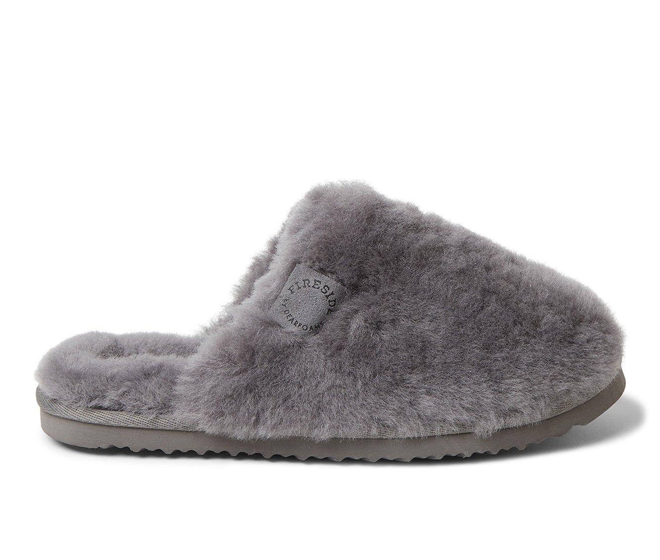 Fireside by Dearfoams Women's Shelly Beach Shearling Scuff Slippers