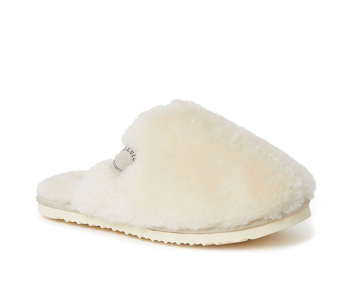 Fireside by Dearfoams Women's Shelly Beach Shearling Scuff Slippers