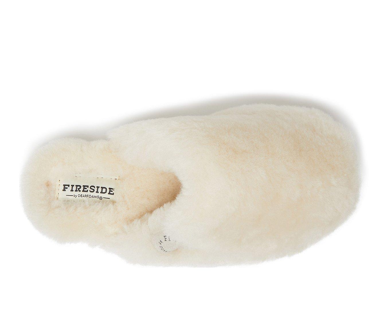 Fireside by Dearfoams Women's Shelly Beach Shearling Scuff Slippers