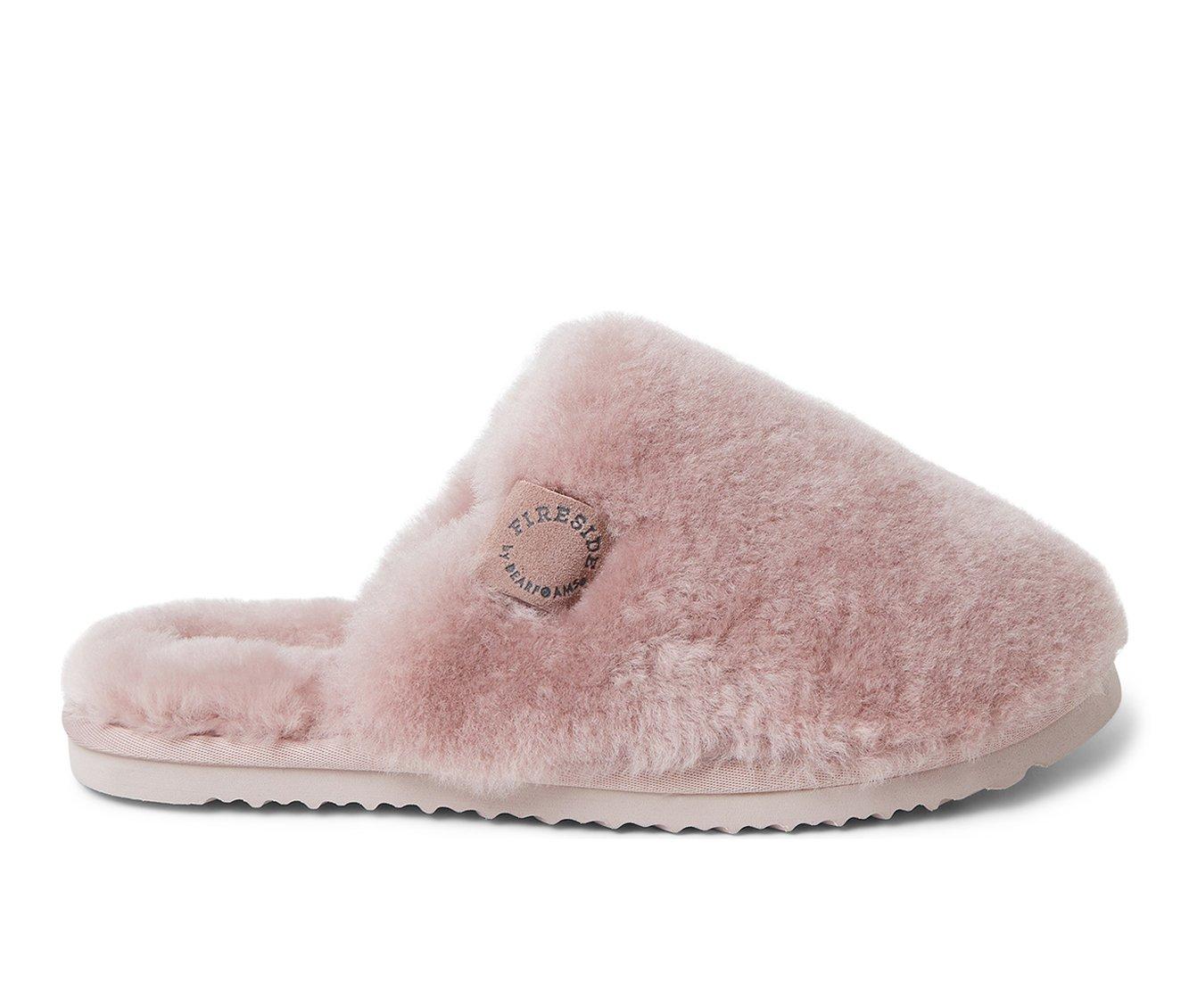 Fireside by Dearfoams Women's Shelly Beach Shearling Scuff Slippers