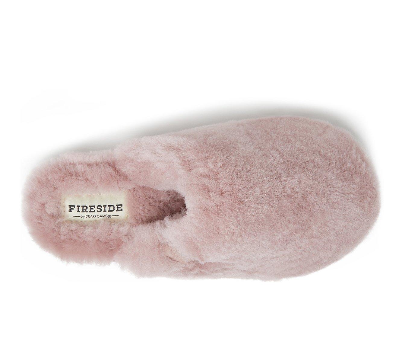 Fireside by Dearfoams Women's Shelly Beach Shearling Scuff Slippers