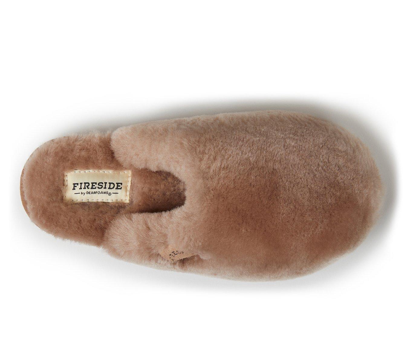 Fireside by Dearfoams Women's Shelly Beach Shearling Scuff Slippers