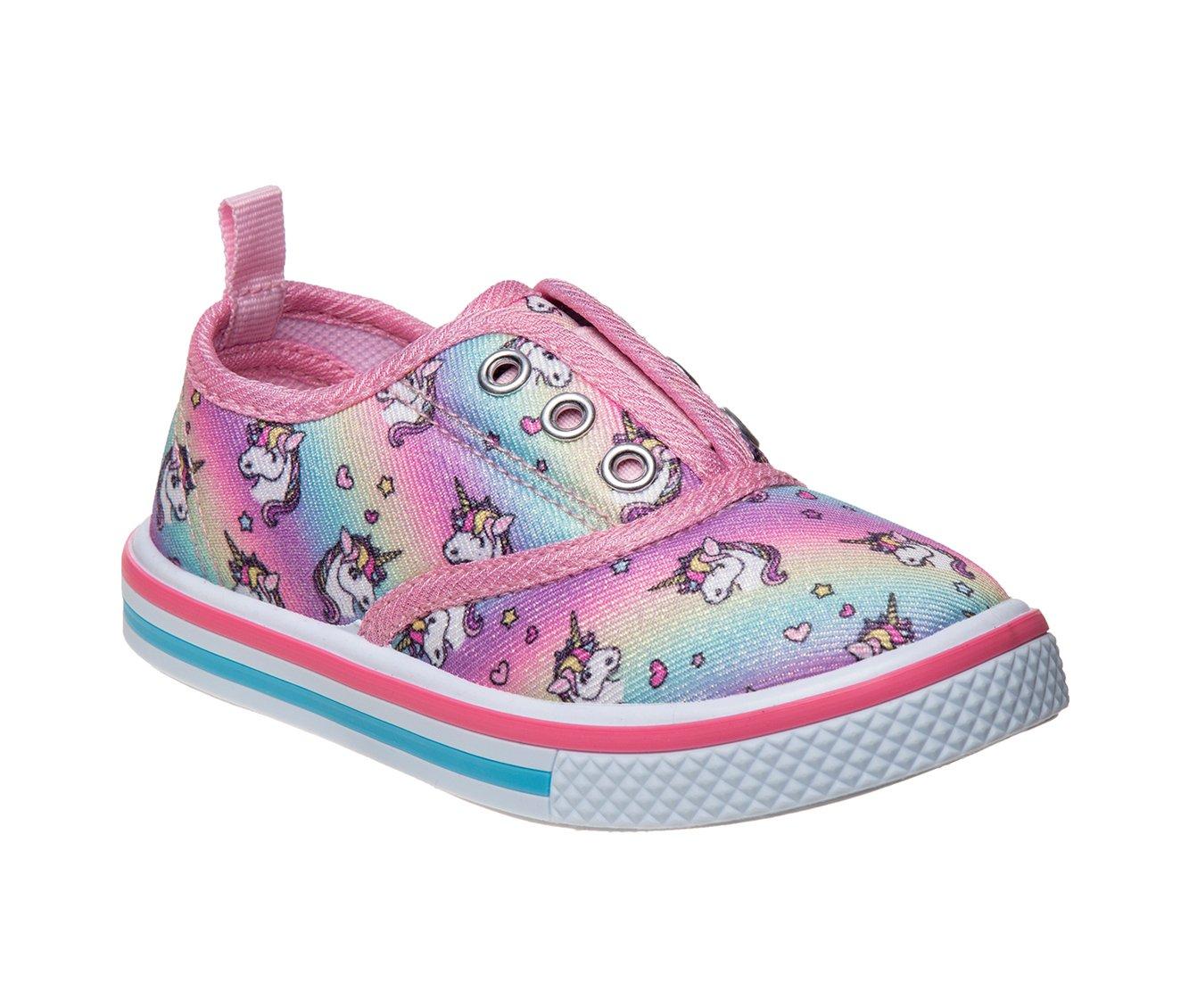 Girls' Laura Ashley Toddler 88656N Canvas Unicorn Sneakers
