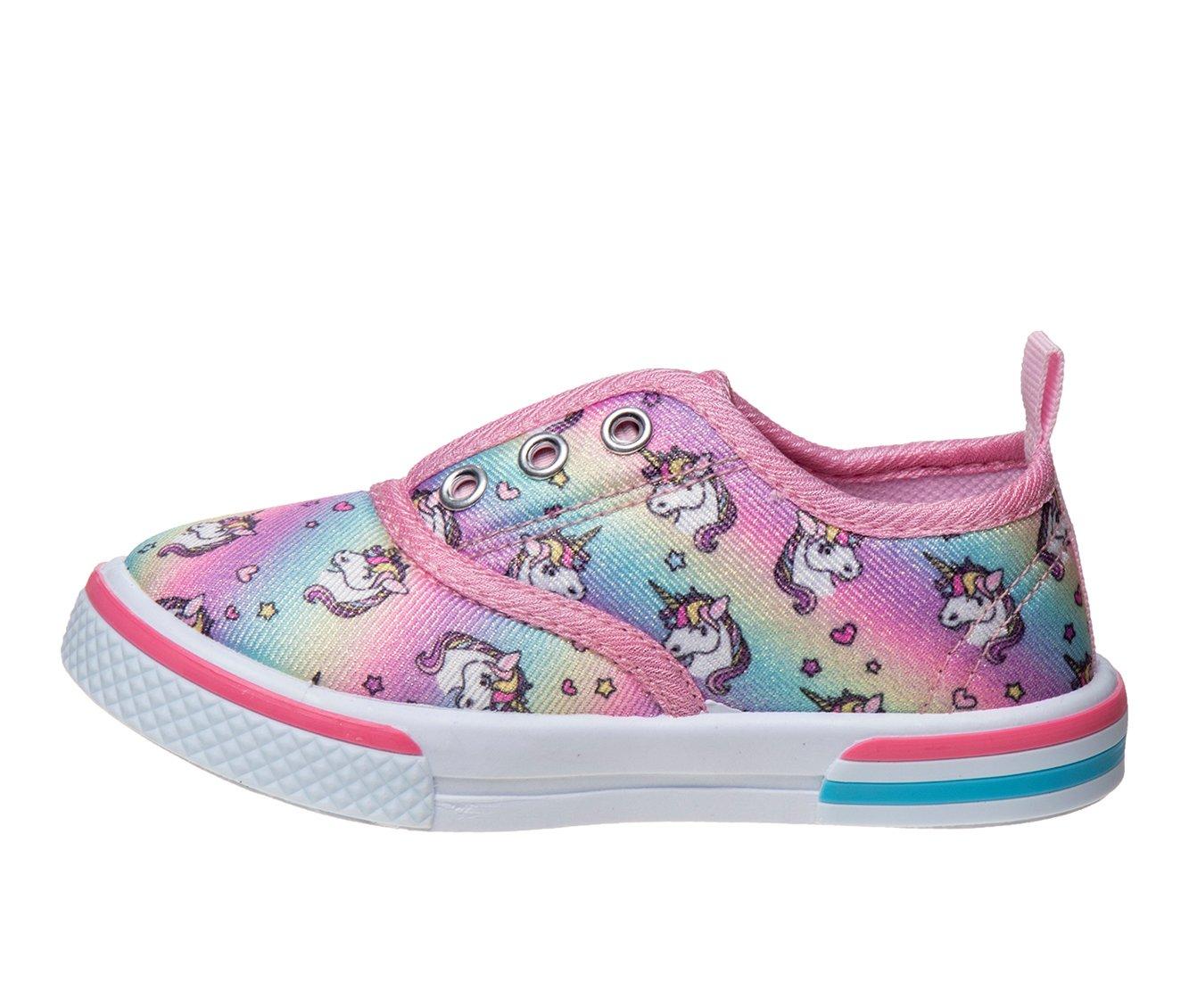 Girls' Laura Ashley Toddler 88656N Canvas Unicorn Sneakers