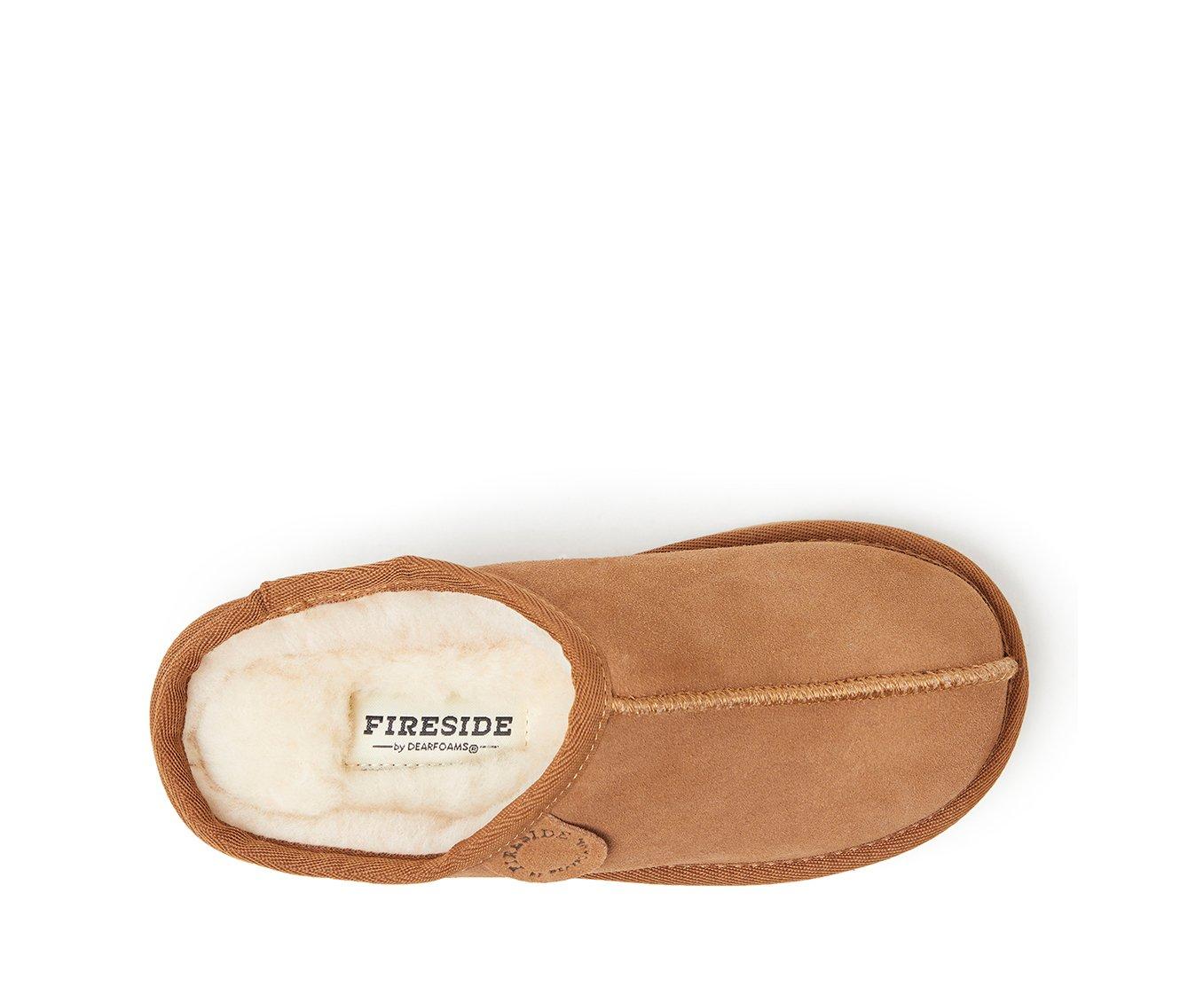 Fireside by Dearfoams Kids Dempsey Genuine Sherling Scuff