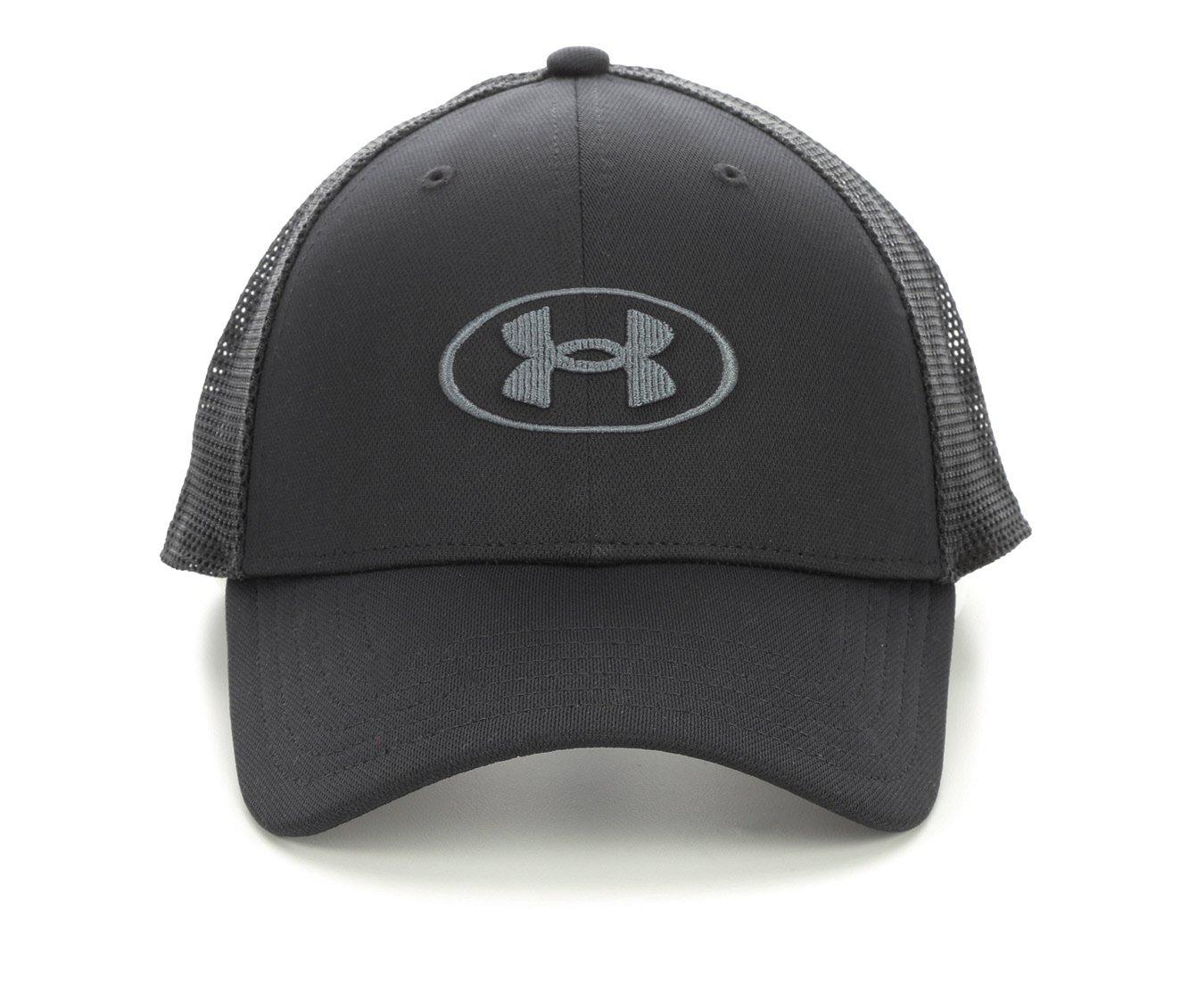 White Under Armour Blitzing Curved Hat