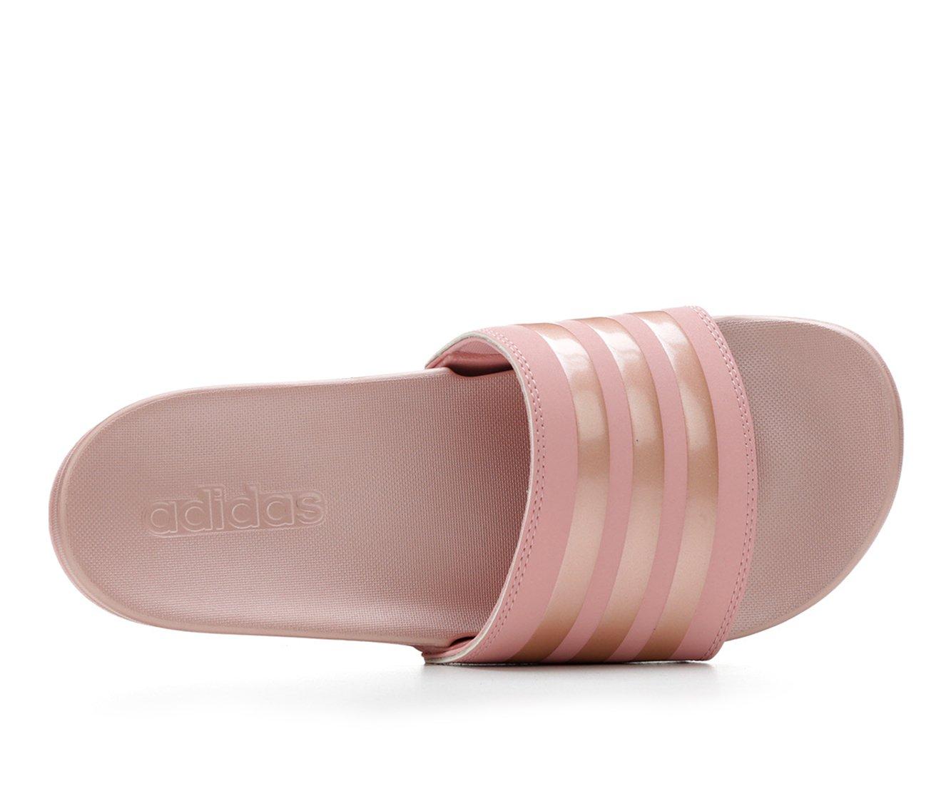 Rose gold slides adidas sale