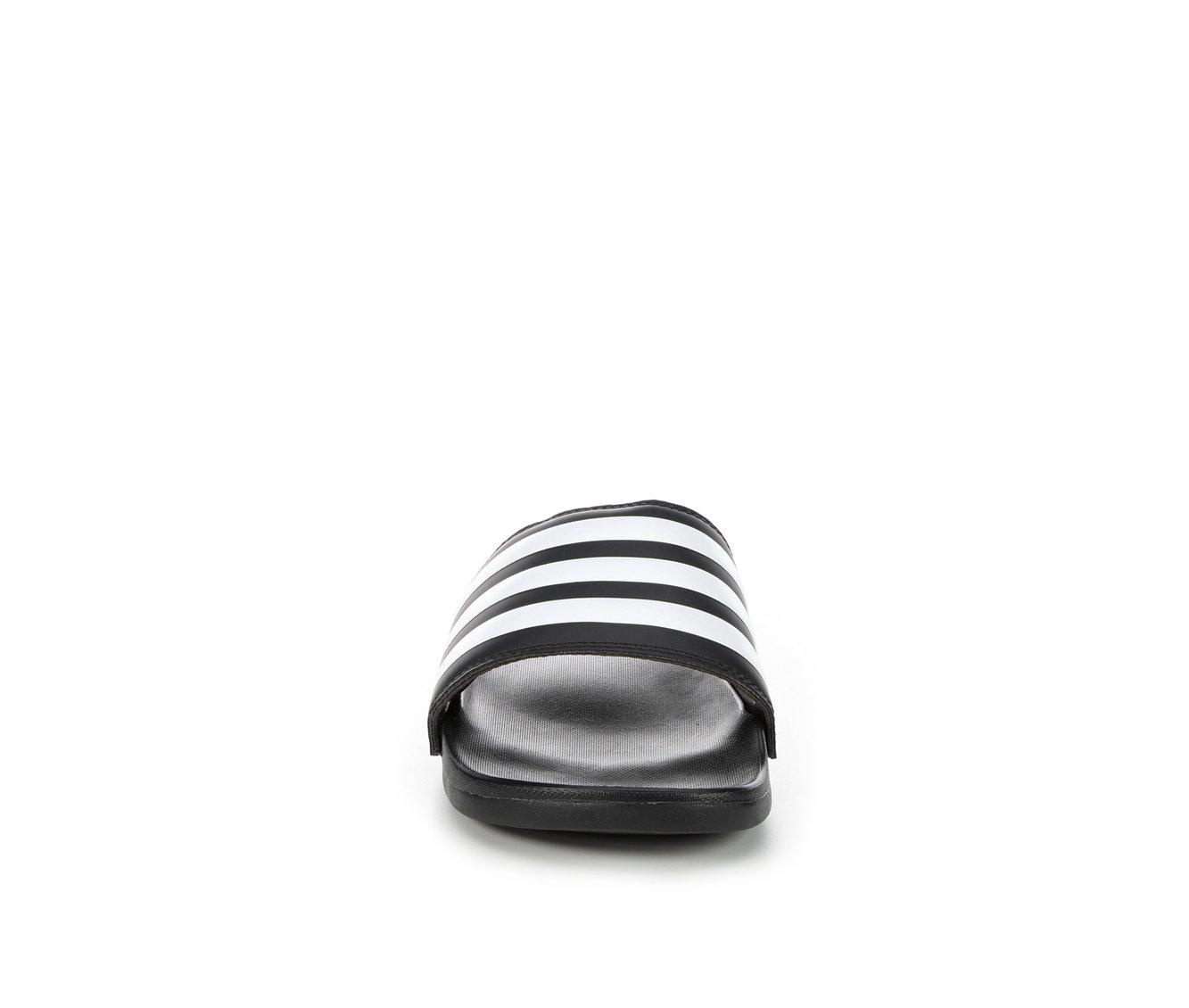 Women's Adidas Adilette Comfort Stripe Sport Slides