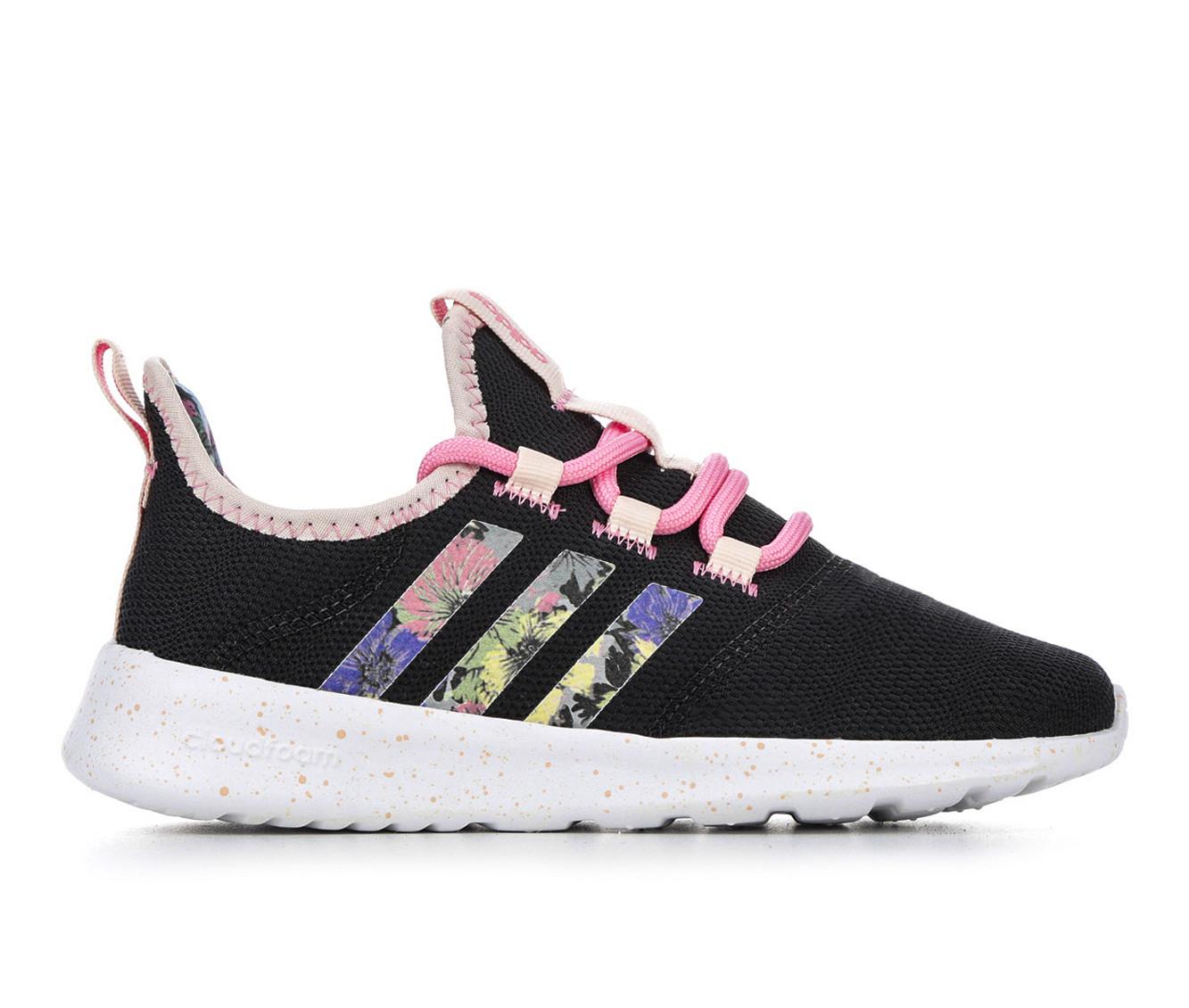 Girls' Adidas Little Kid & Big Kid Cloudfoam Pure 2.0 Sustainable Sneakers