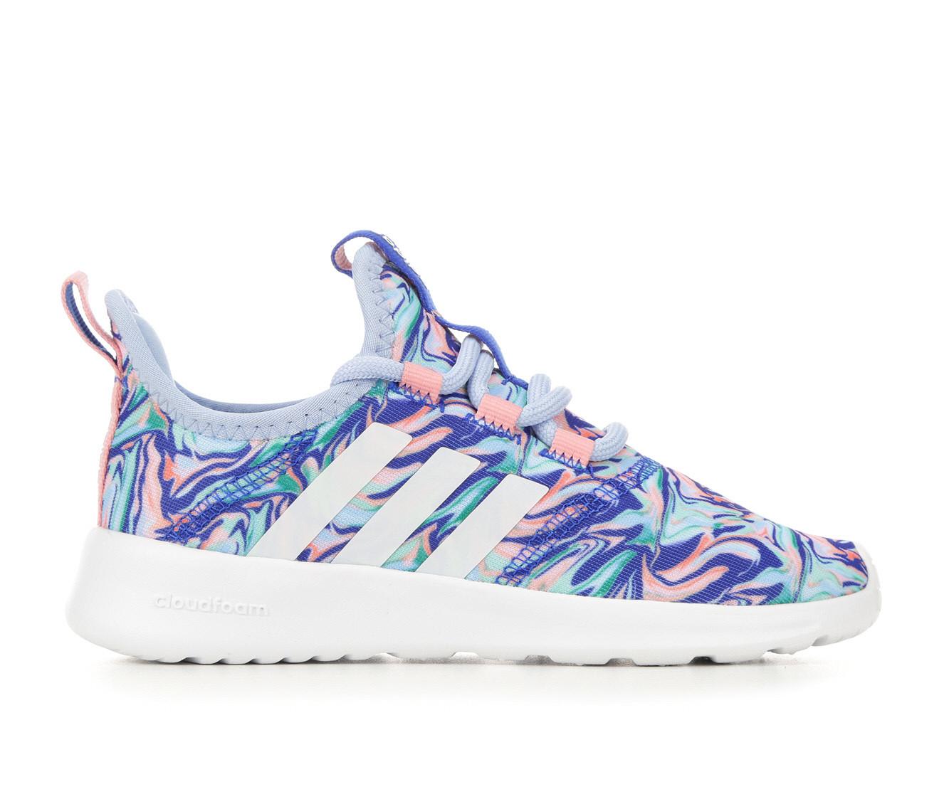 Girls' Adidas Little Kid & Big Kid Cloudfoam Pure 2.0 Sustainable Sneakers